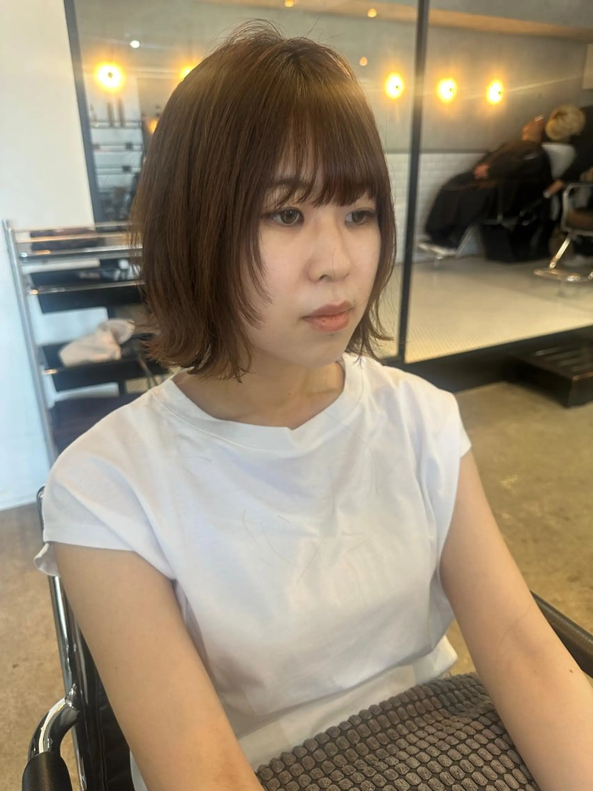 ショート カラー ヘアアレンジ ウルフカット stylist/蛯谷 珠里のヘアスタイル