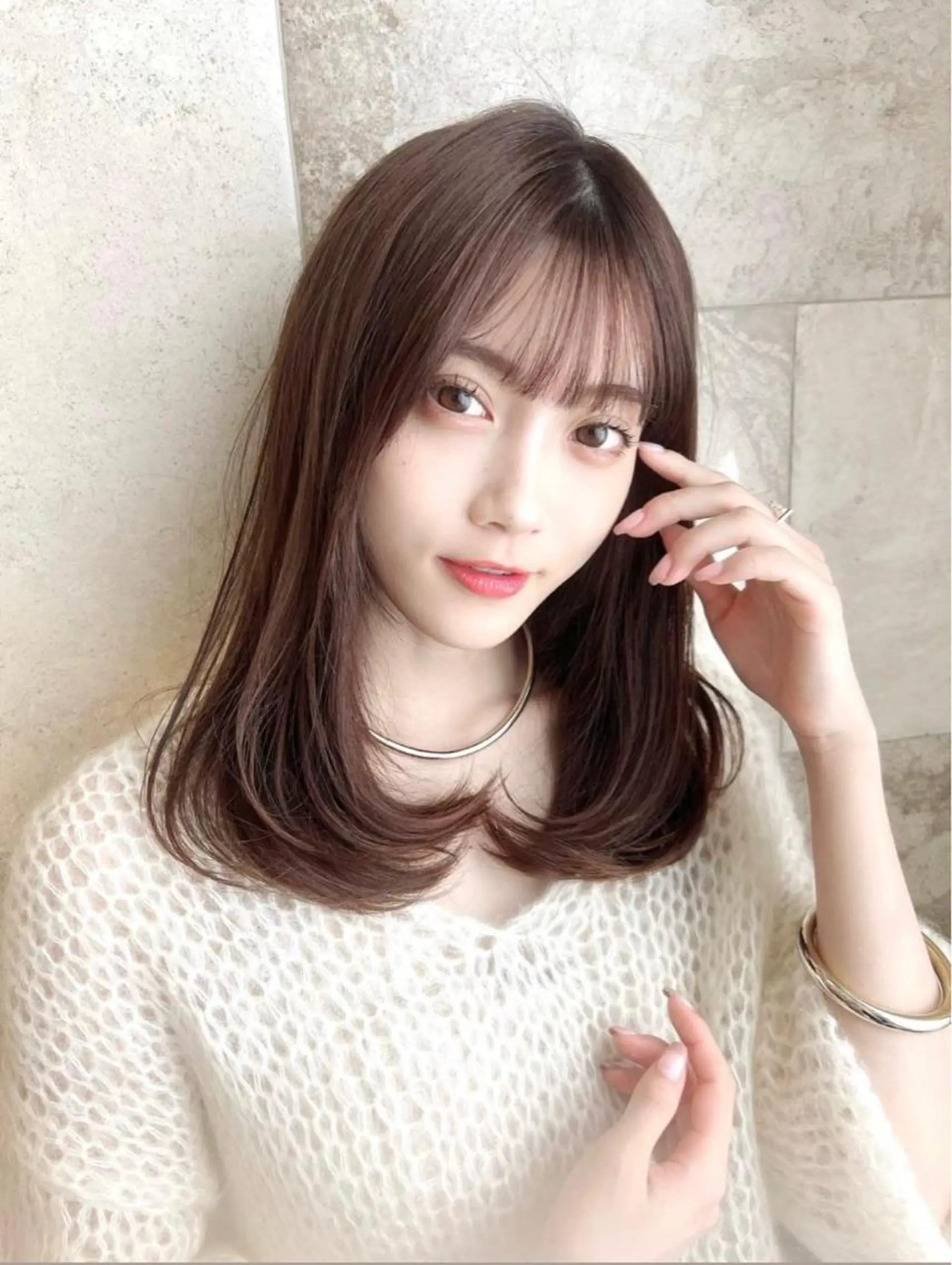 セミロング ヘアアレンジ 小嶋 真滋のヘアスタイル