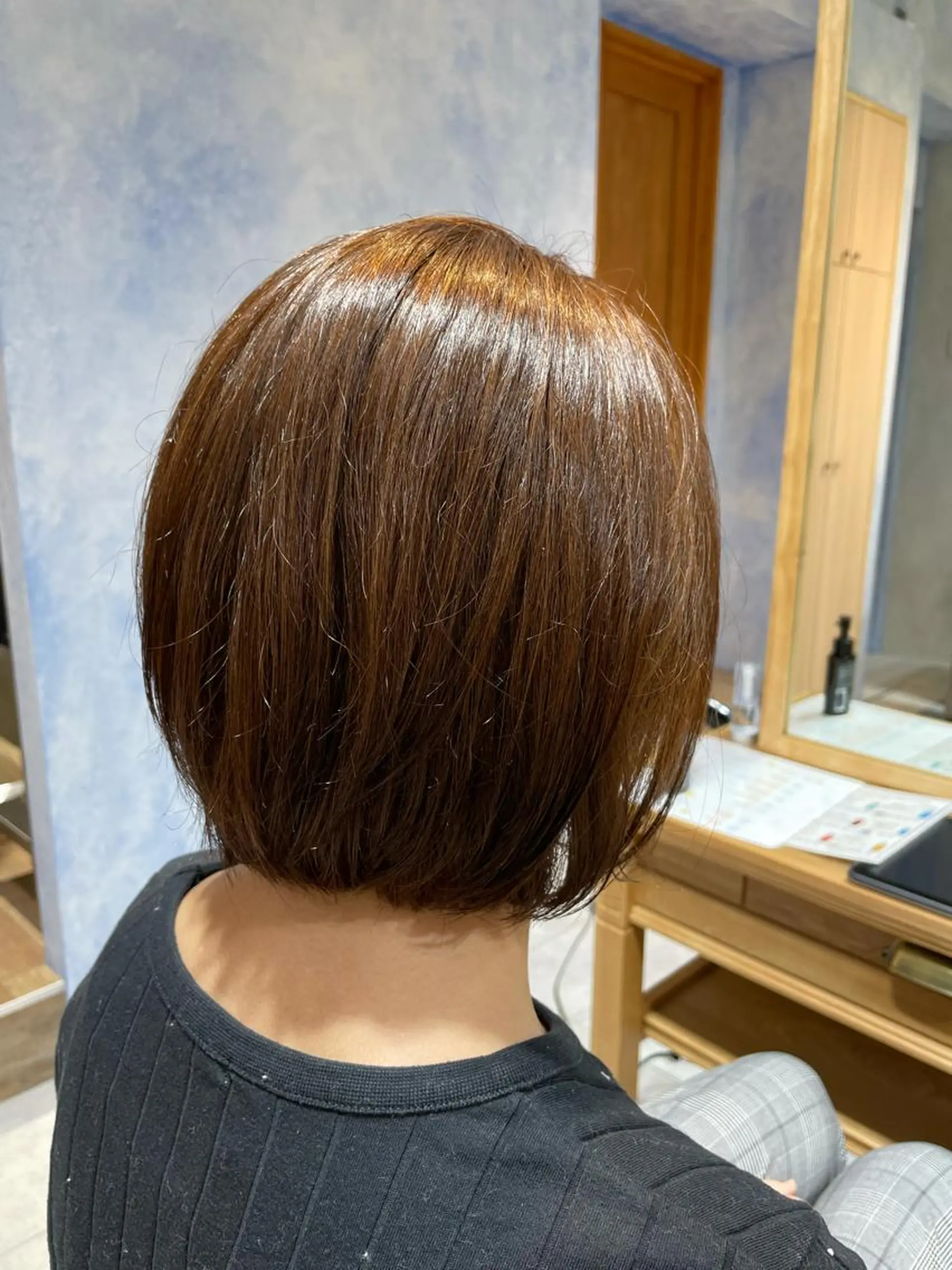 ショート カラー ボブ 若林 良のヘアスタイル