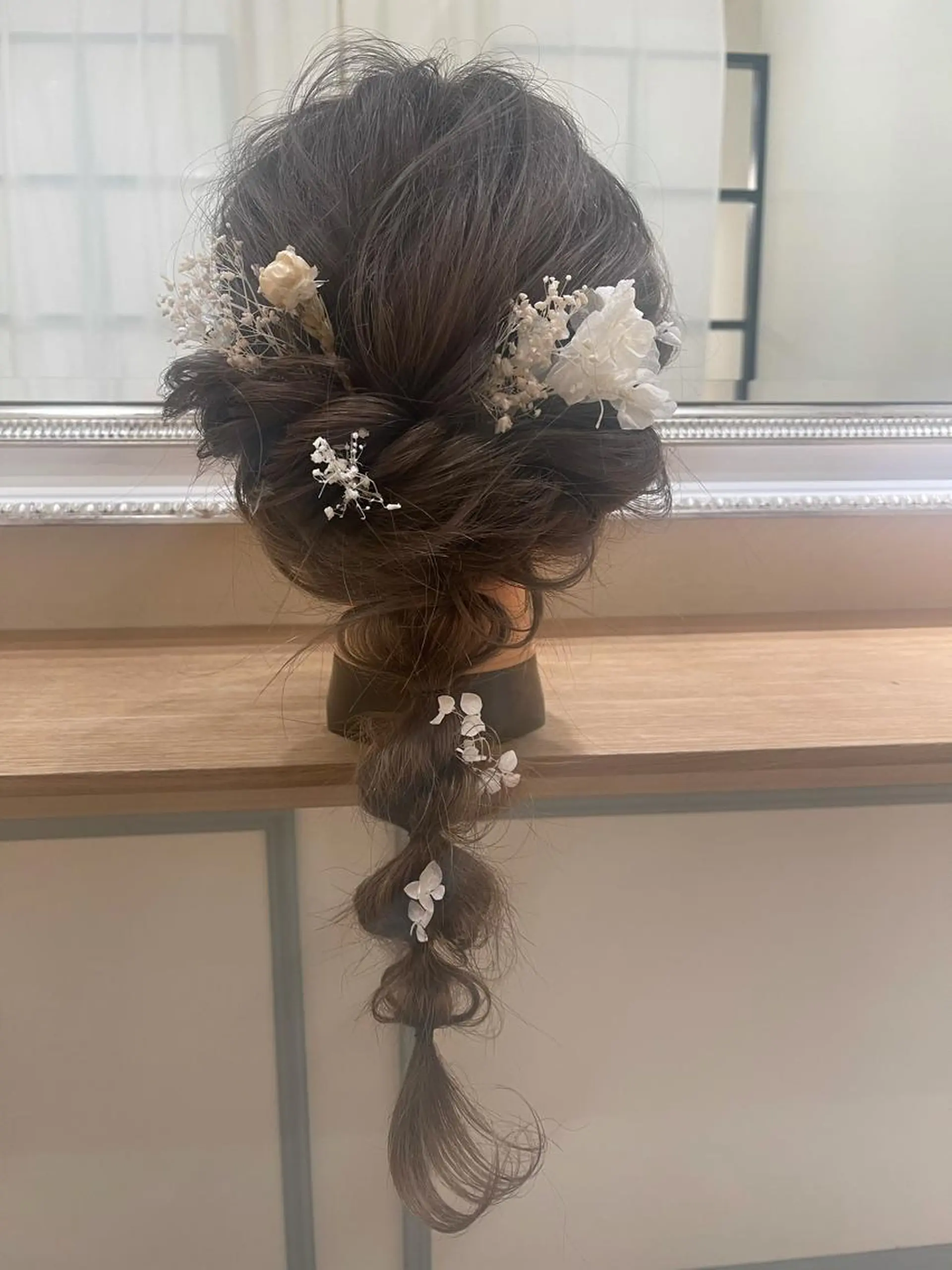 ロング ヘアアレンジ 結婚式・ブライダル 卒業式のヘアスタイル ☁Neolive .Ayana✂️のヘアスタイル