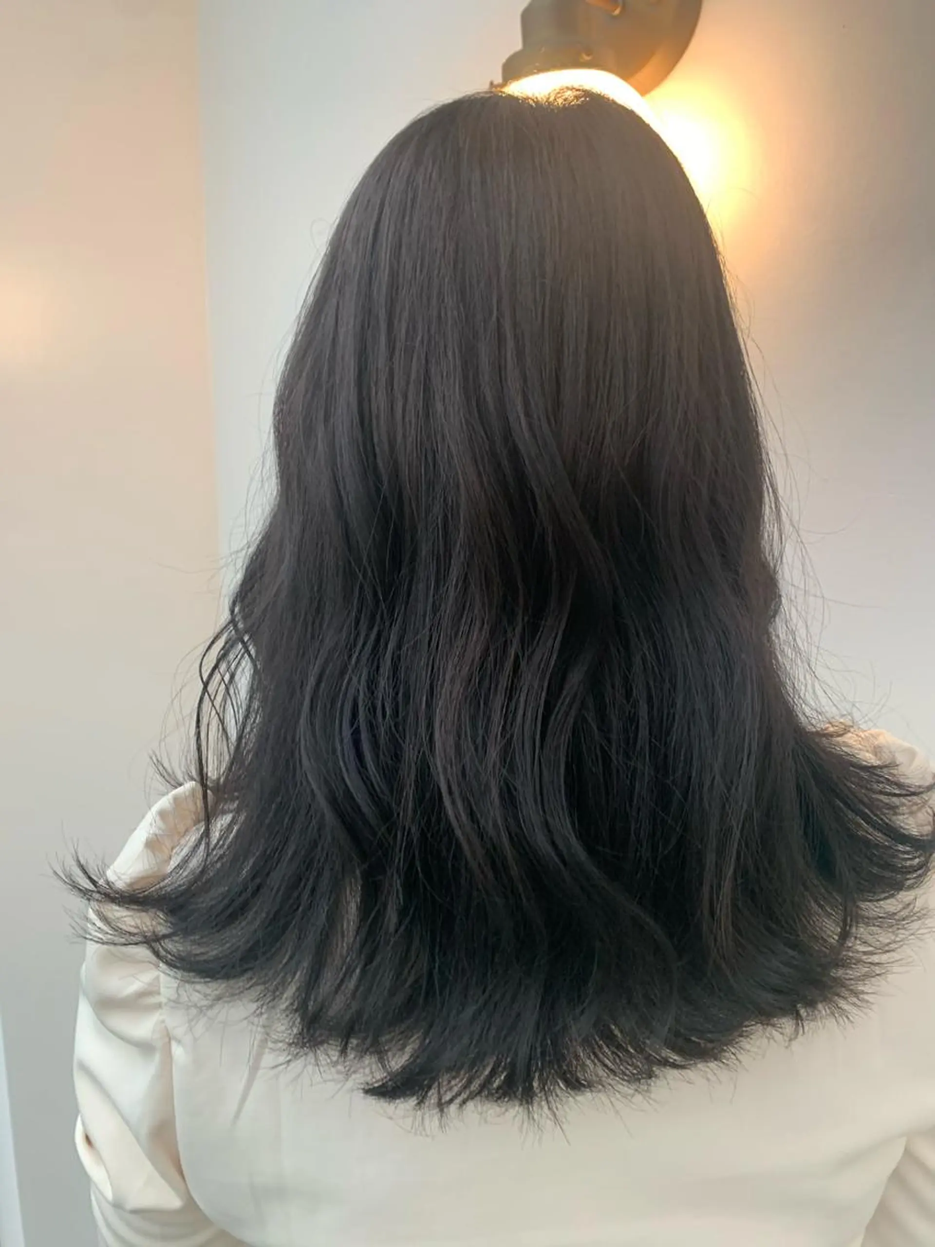 ミディアム カラー ブリーチ グレージュ ブリーチなしカラー ヘアカラー 中目黒🌼 🌼ハナのヘアスタイル