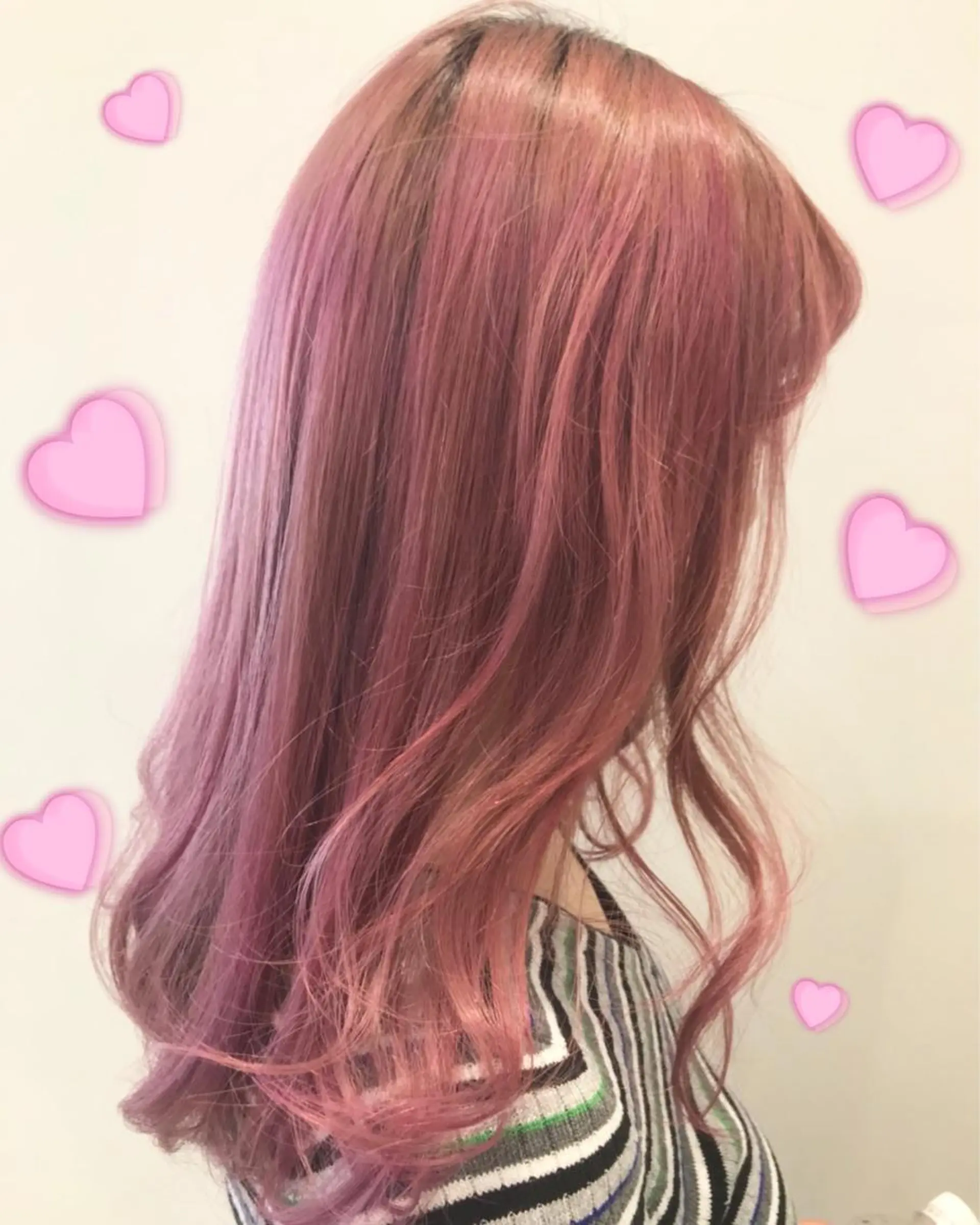 カラー ピンクカラー EMANON新宿東口所属・新宿駅近♡個室 ♡関口三都季🌜のヘアスタイル