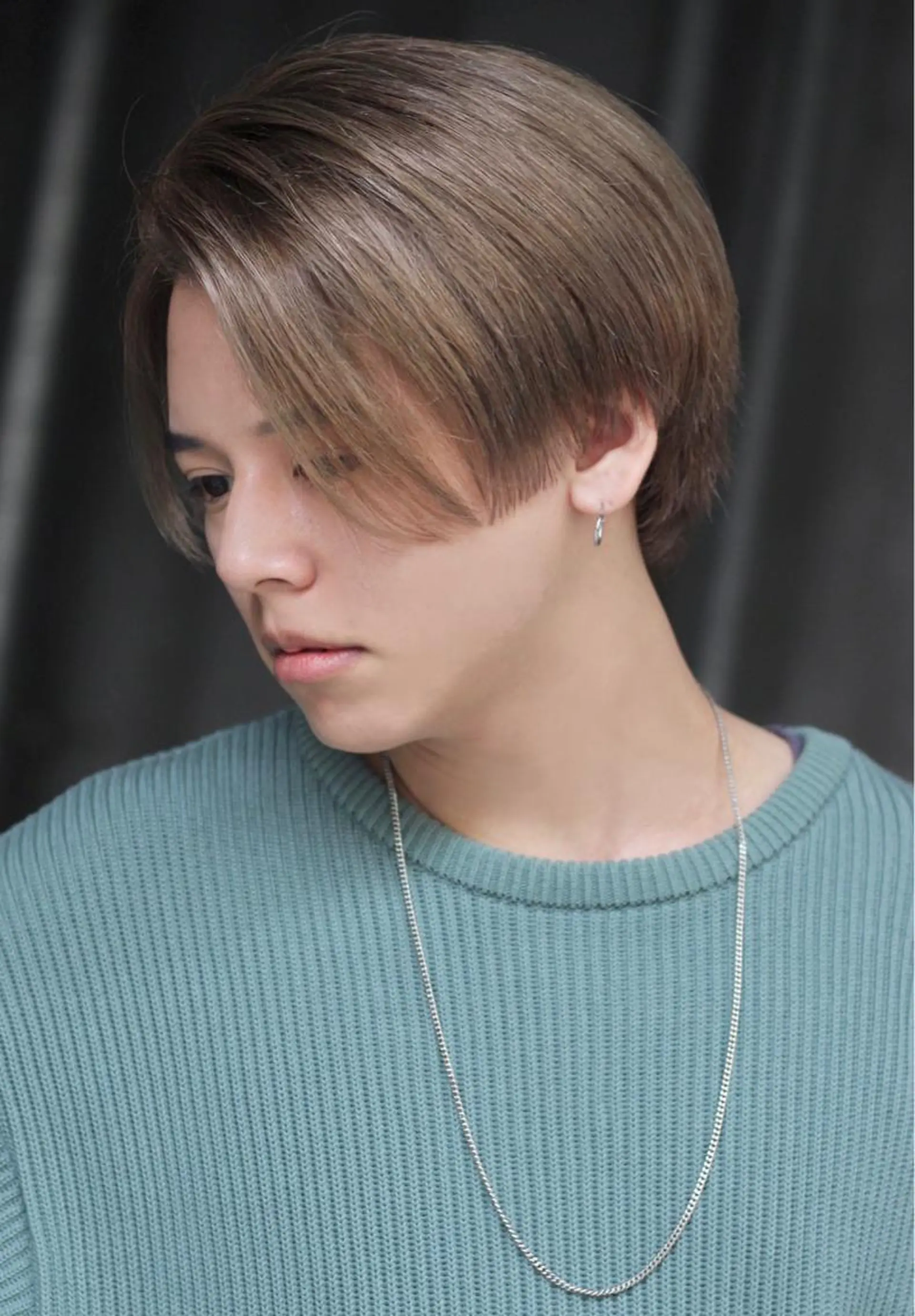 セミロング カラー パーマ メンズ giinii所属・横浜縮毛矯正 ☆渋谷良太のヘアスタイル