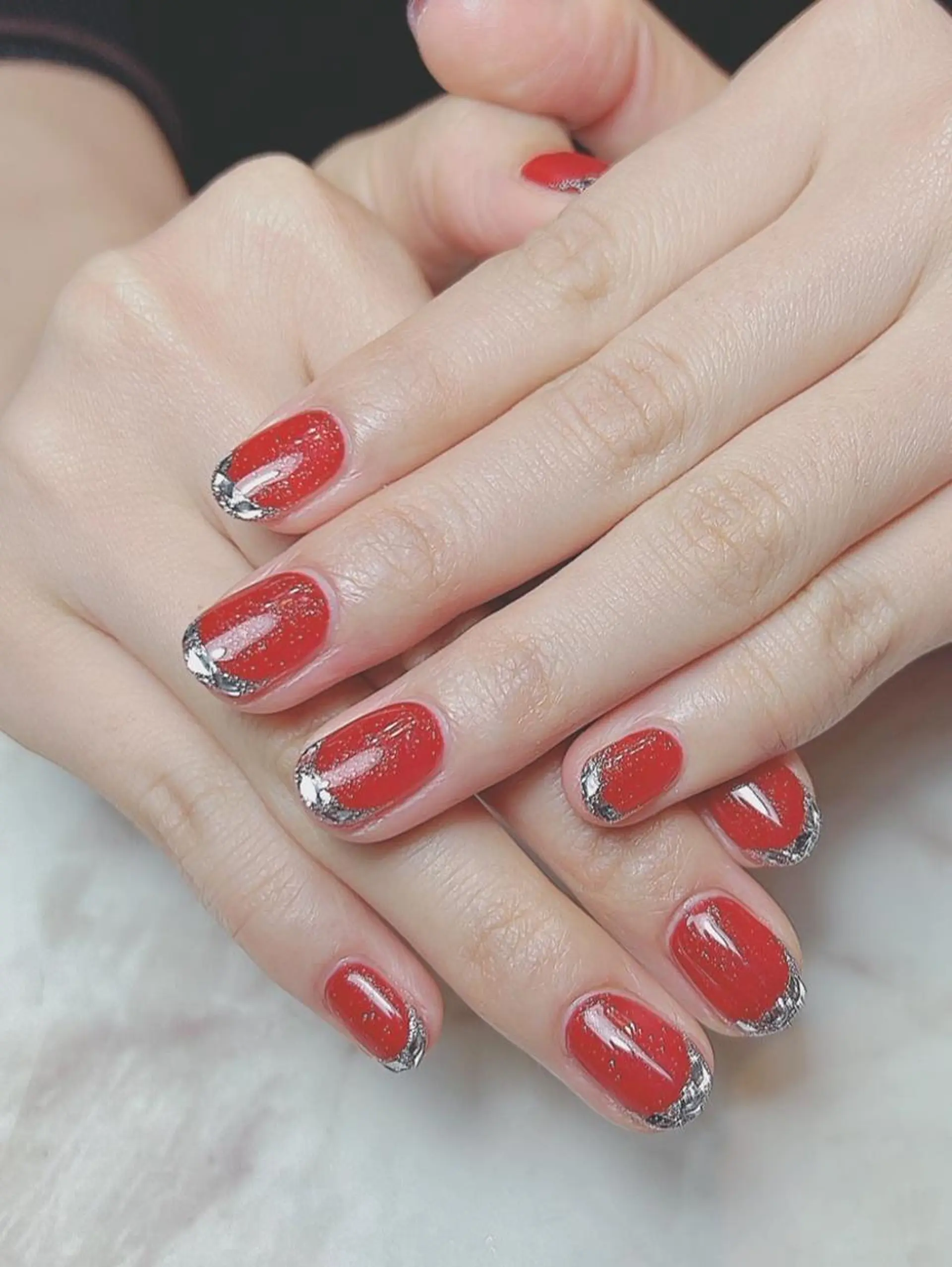 ネイル アートネイル ジェルネイル 持ち込み ニュアンスネイル パラジェル Nailist Honamiのネイルデザイン