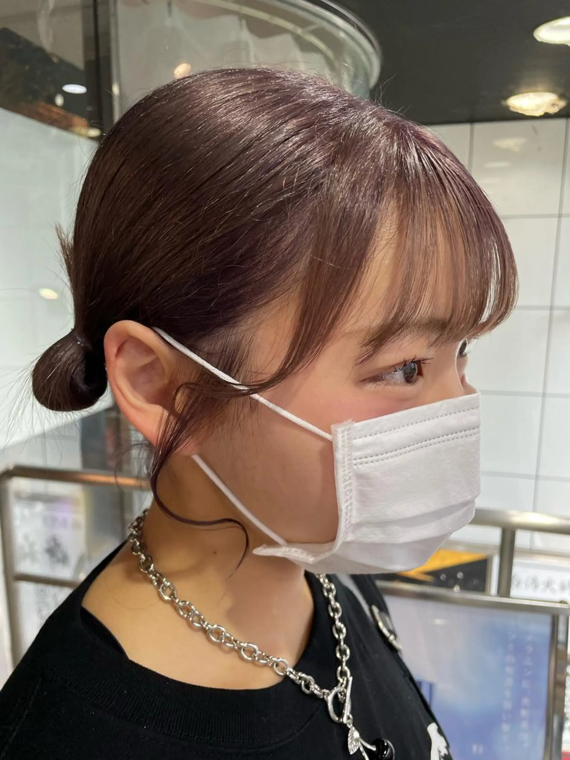 ミディアム カラー ブリーチ グレージュ ラベンダーカラー ラベンダーグレージュ ラベンダーグレー ヘアカラー メンズ/艶髪/カラー サクラ🌸のヘアスタイル