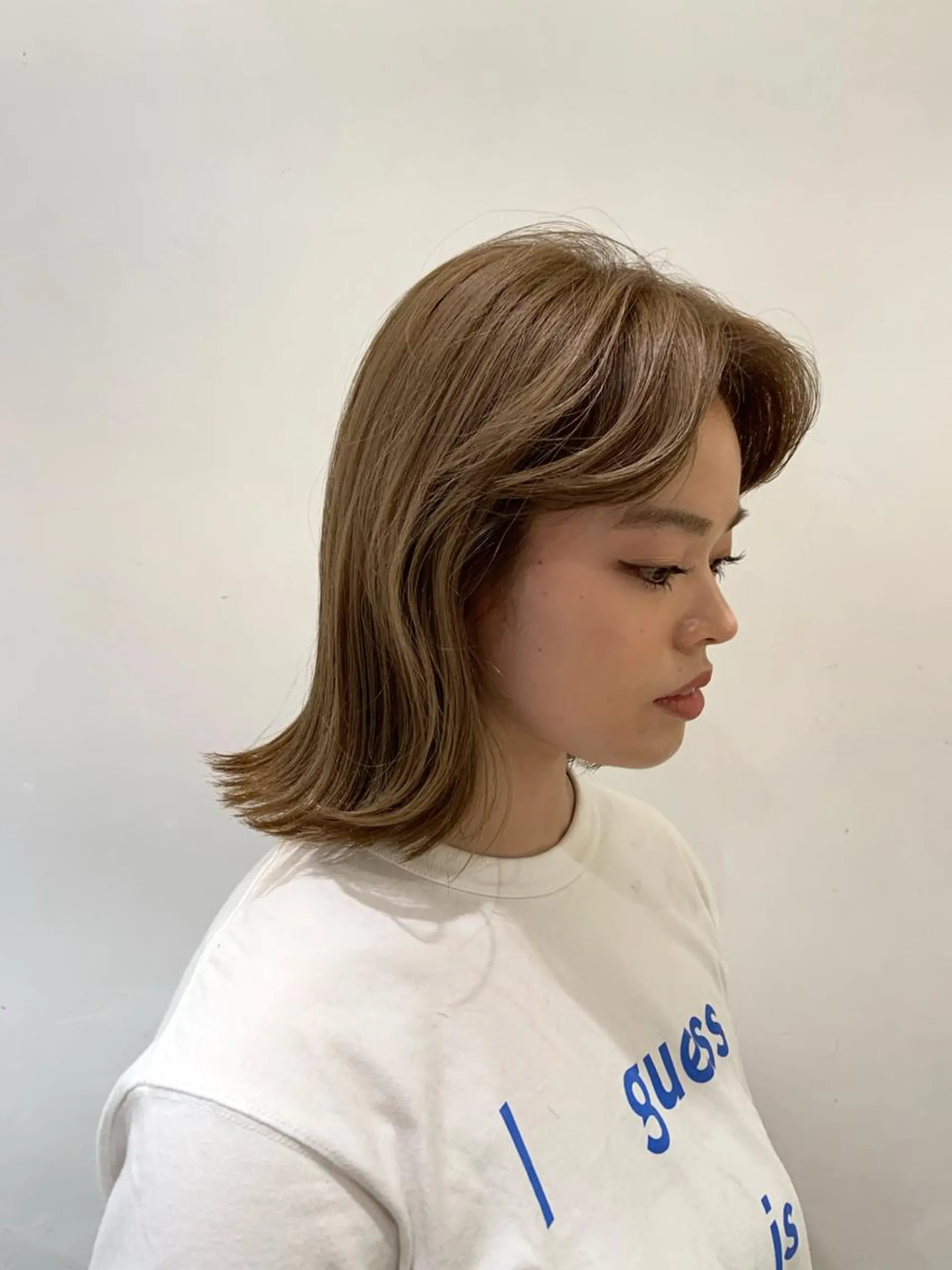 ミディアム 🌞アオキ サキ🕊のヘアスタイル