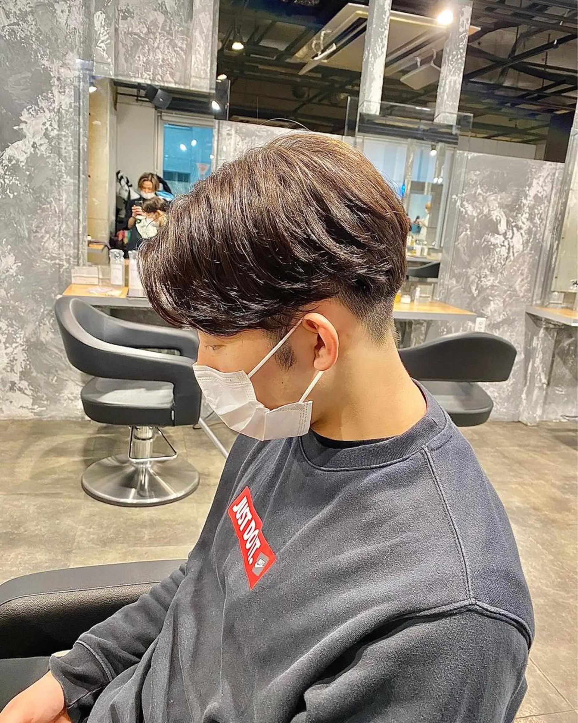 ショート パーマ メンズ 🟦ニュアンス/メン ズパーマ横浜🟦のヘアスタイル