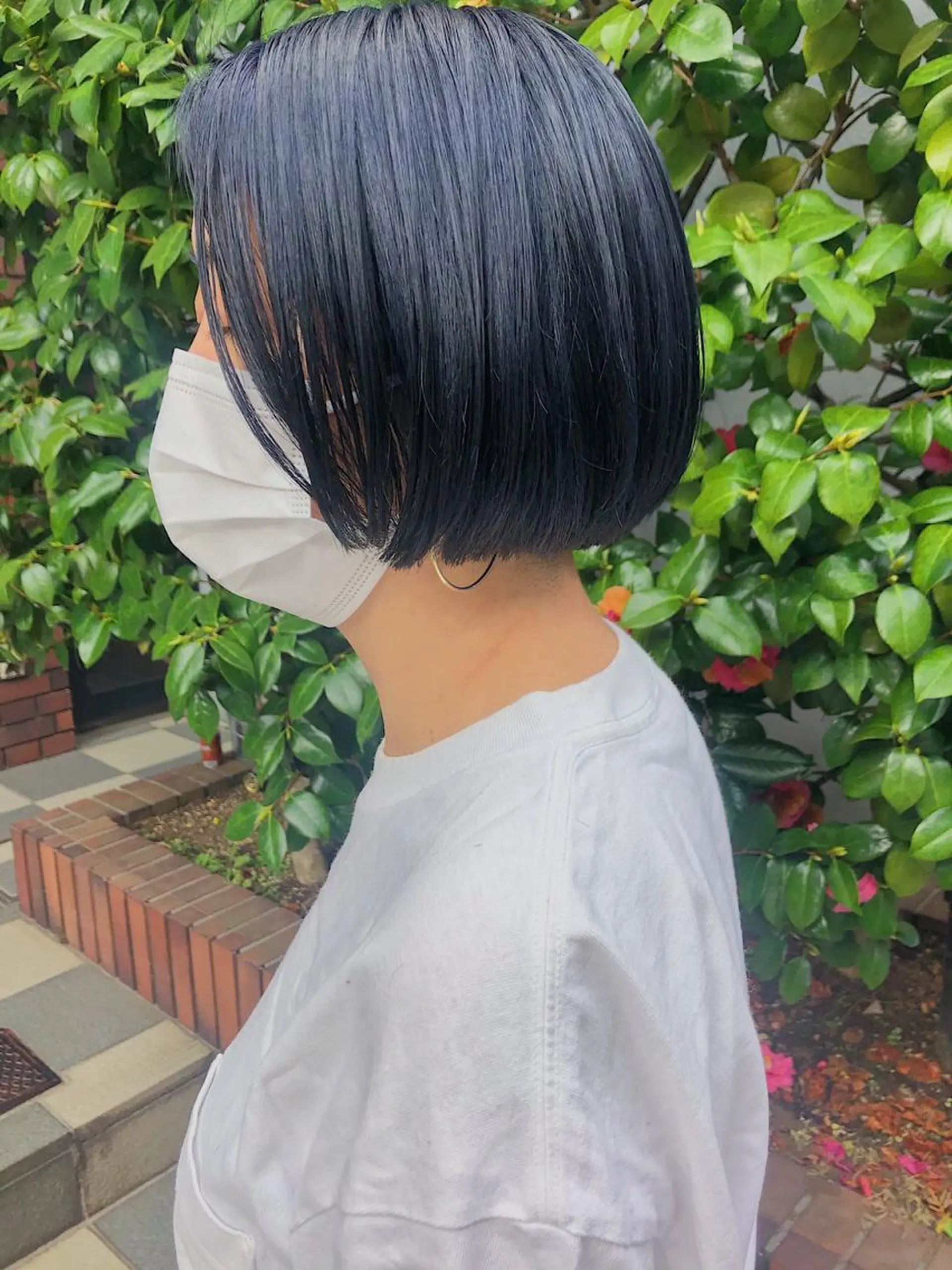 ショート カラー 長井 美佳のヘアスタイル