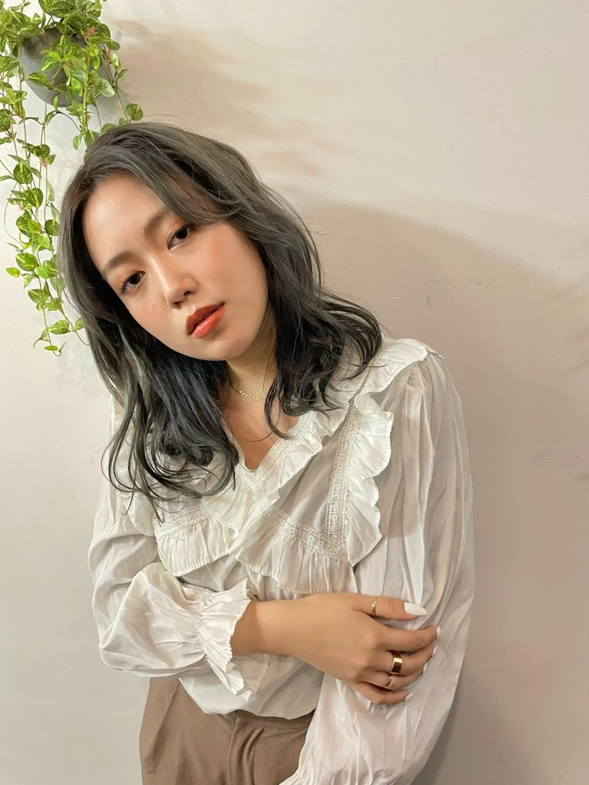 セミロング カラー ツヤ美髪💐 髪質改善/高山愛来のヘアスタイル