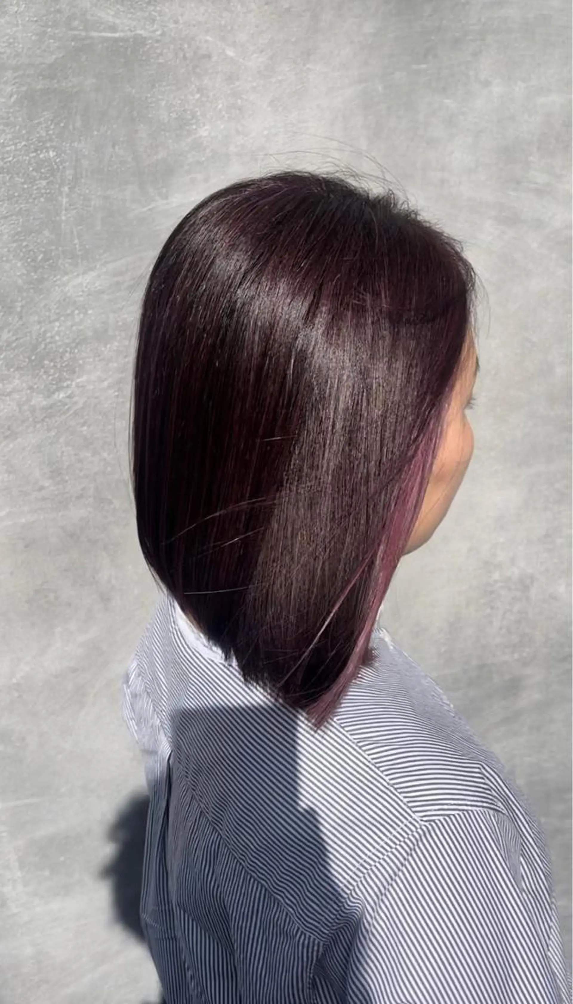 ミディアム カラー 青田 明日海のヘアスタイル