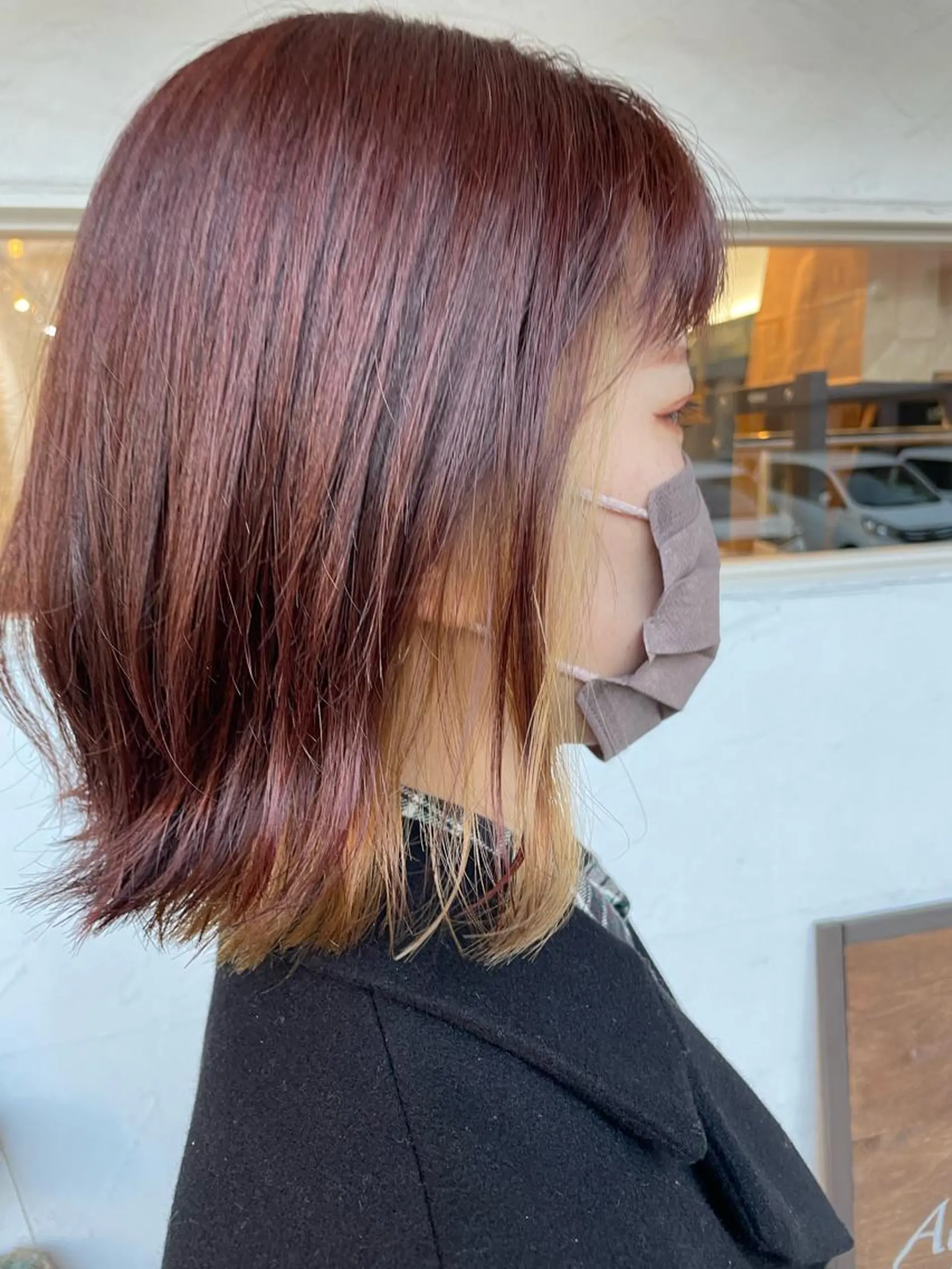 ミディアム 正分 真美のヘアスタイル