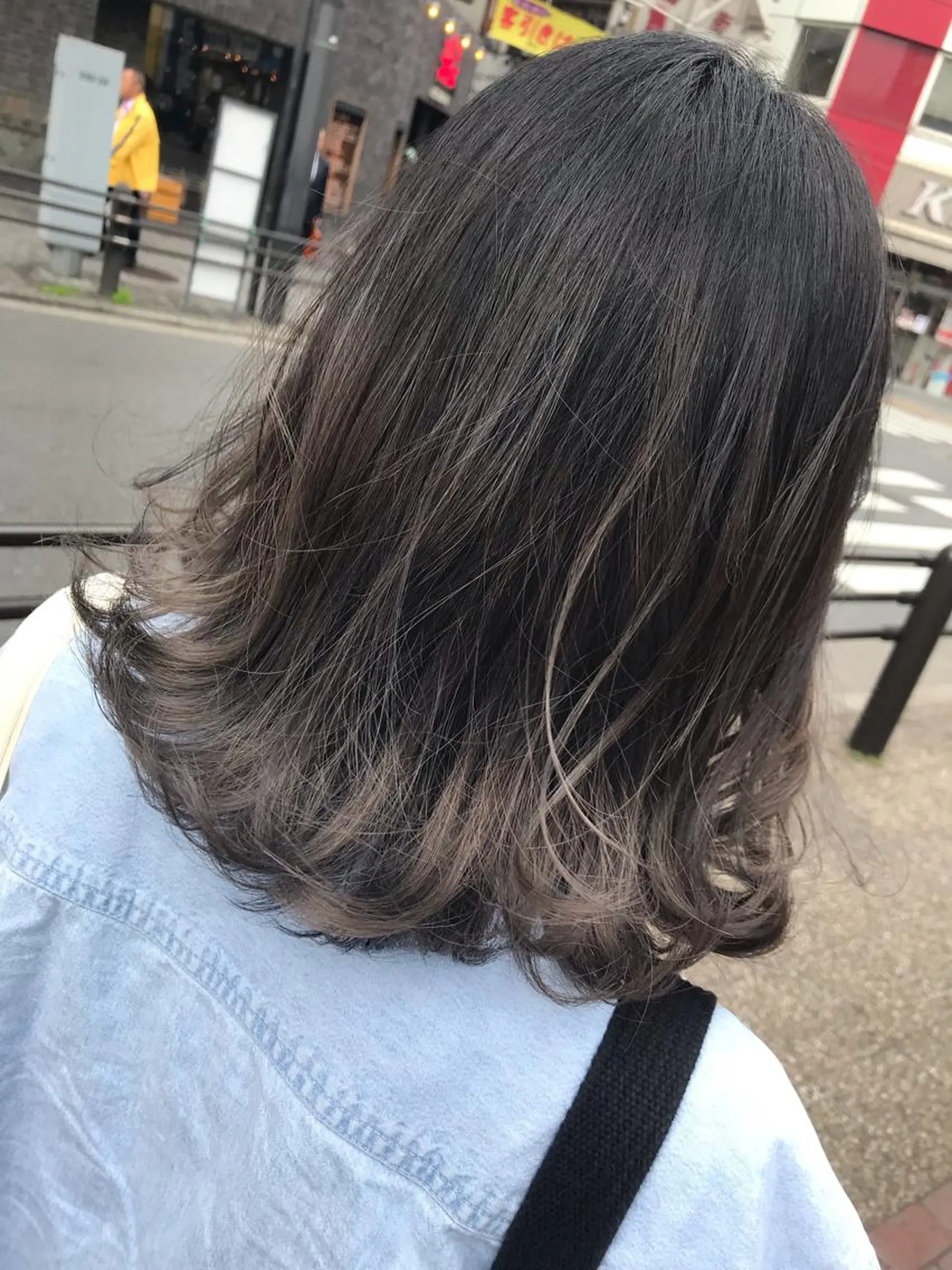 ミディアム ヘアカラー ✨髪質改善✨ 松田 愛莉のヘアスタイル