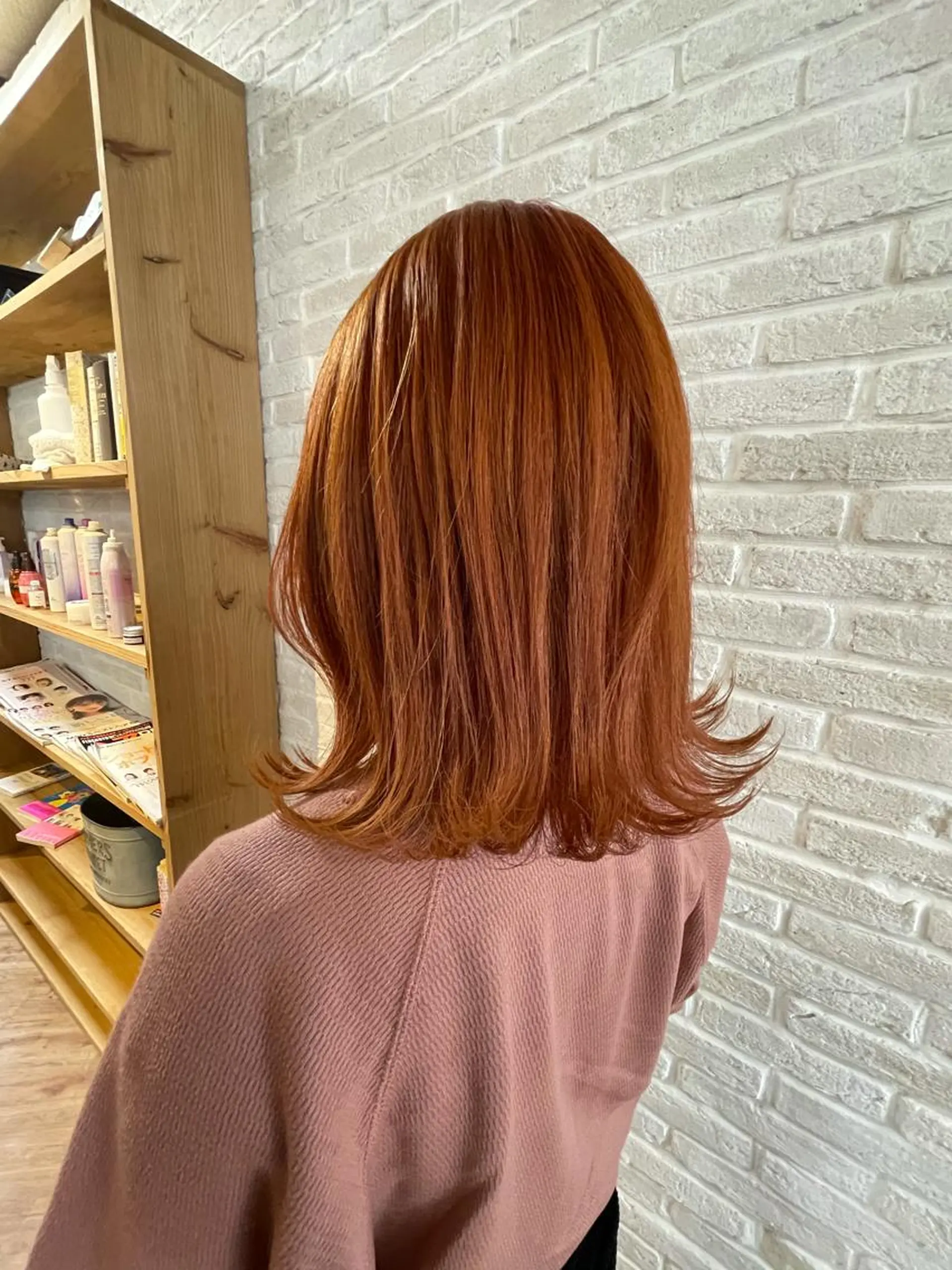 ミディアム カラー hair salon Ranun髪質改善のヘアスタイル