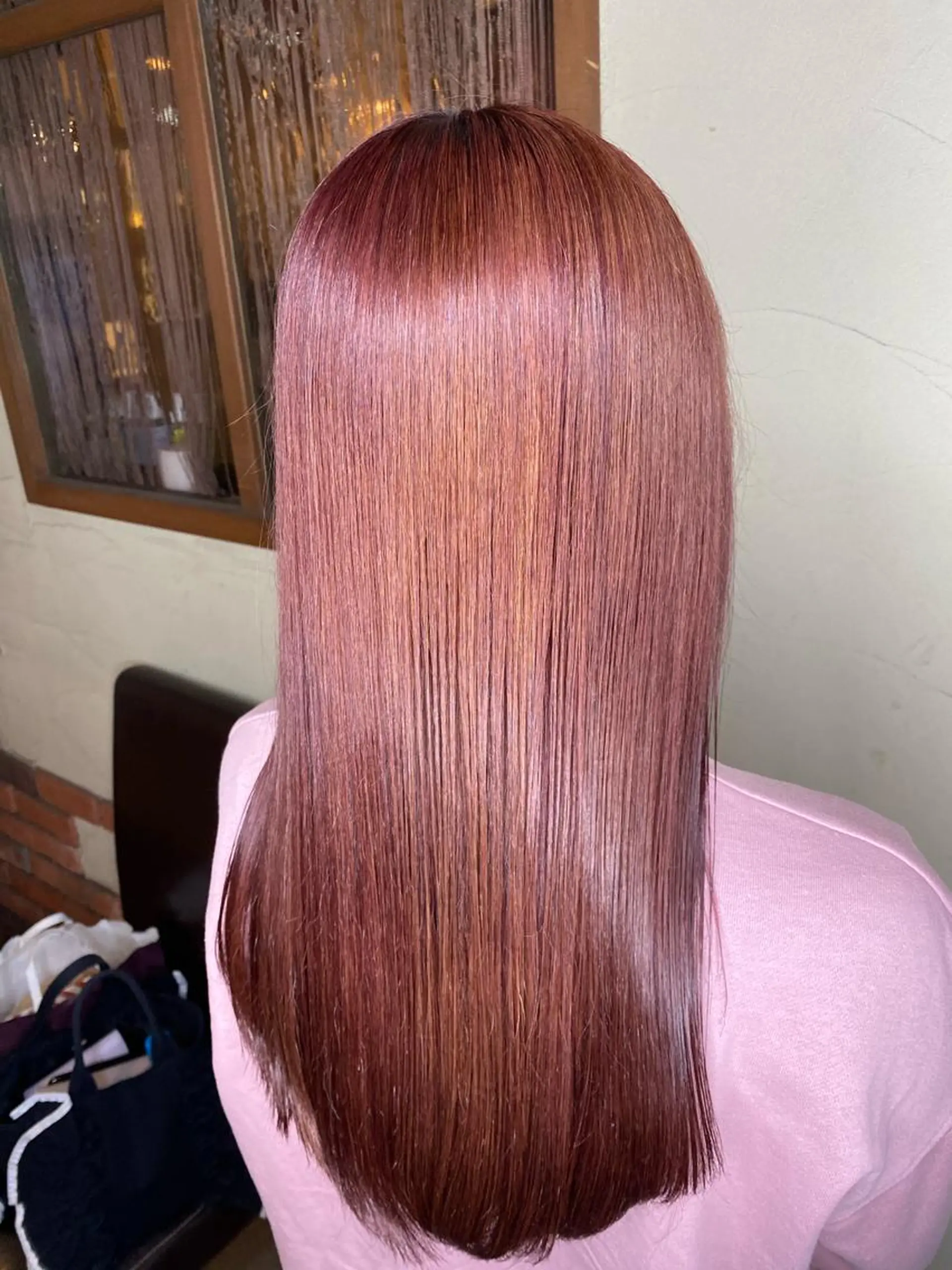 ロング カラー パーマ ヘアアレンジ メンズ キッズ ネイル マツエク・マツパ ピンクカラー ピンクパープル パープルカラー カラーマツエク ピンク emu所属・🌈髪質改善・美髪矯 正・平野瀬乃🌈のヘアスタイル