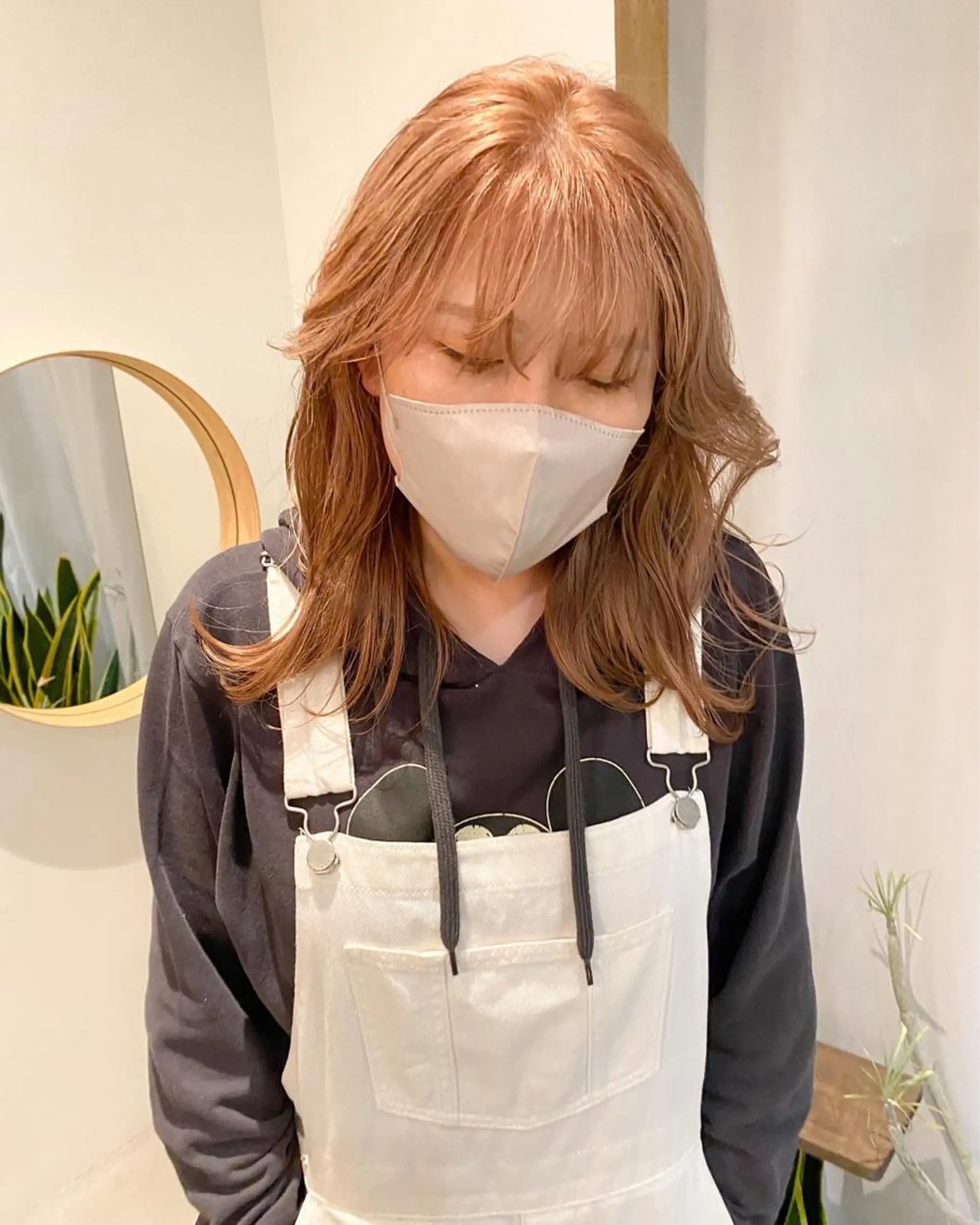 ロング カラー 美髪ストレート 川本雄己のヘアスタイル