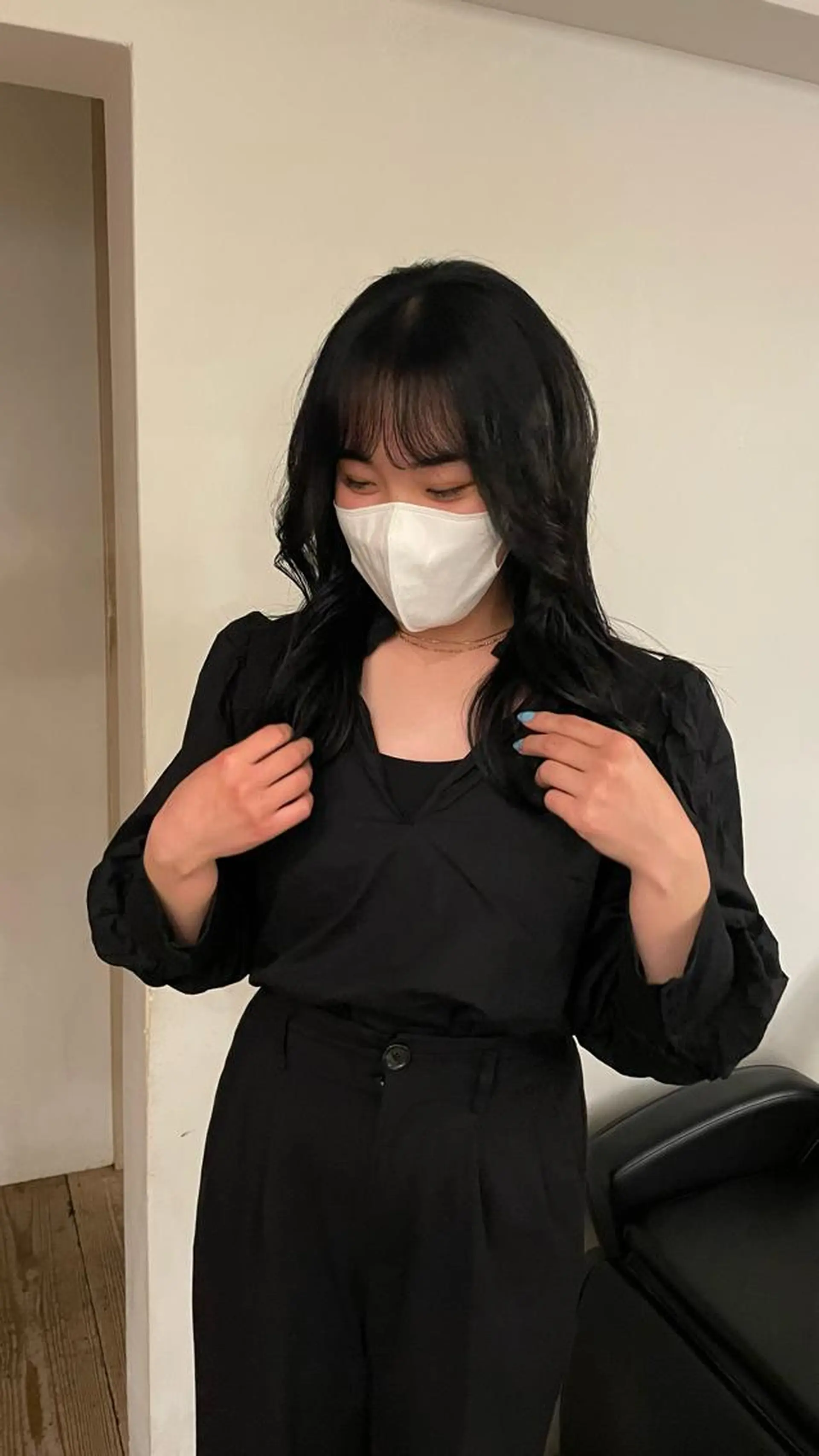 セミロング 韓国風ヘア 原宿/ケパーマ 🧺ユウマのヘアスタイル