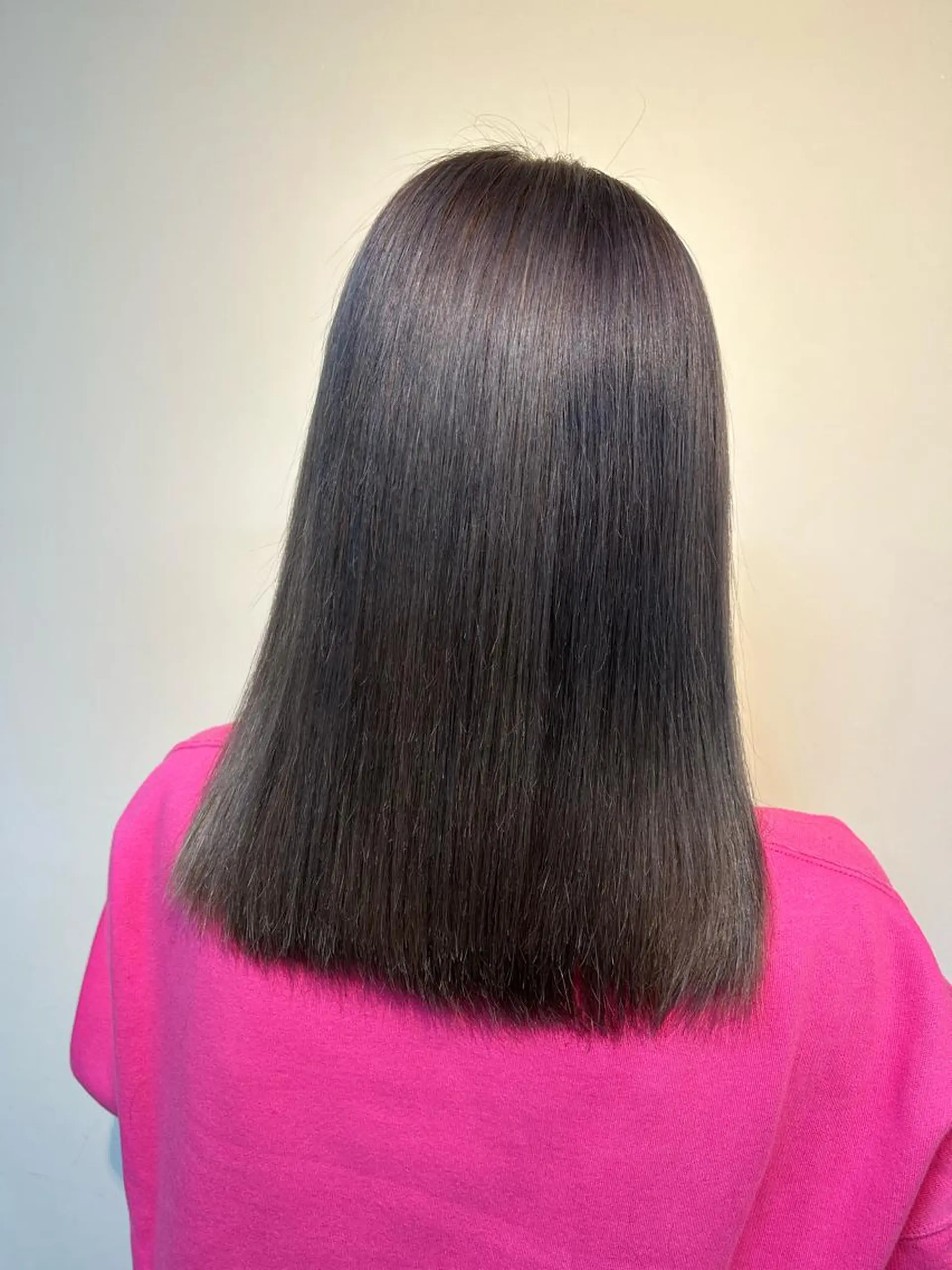 セミロング 水谷 菜央のヘアスタイル