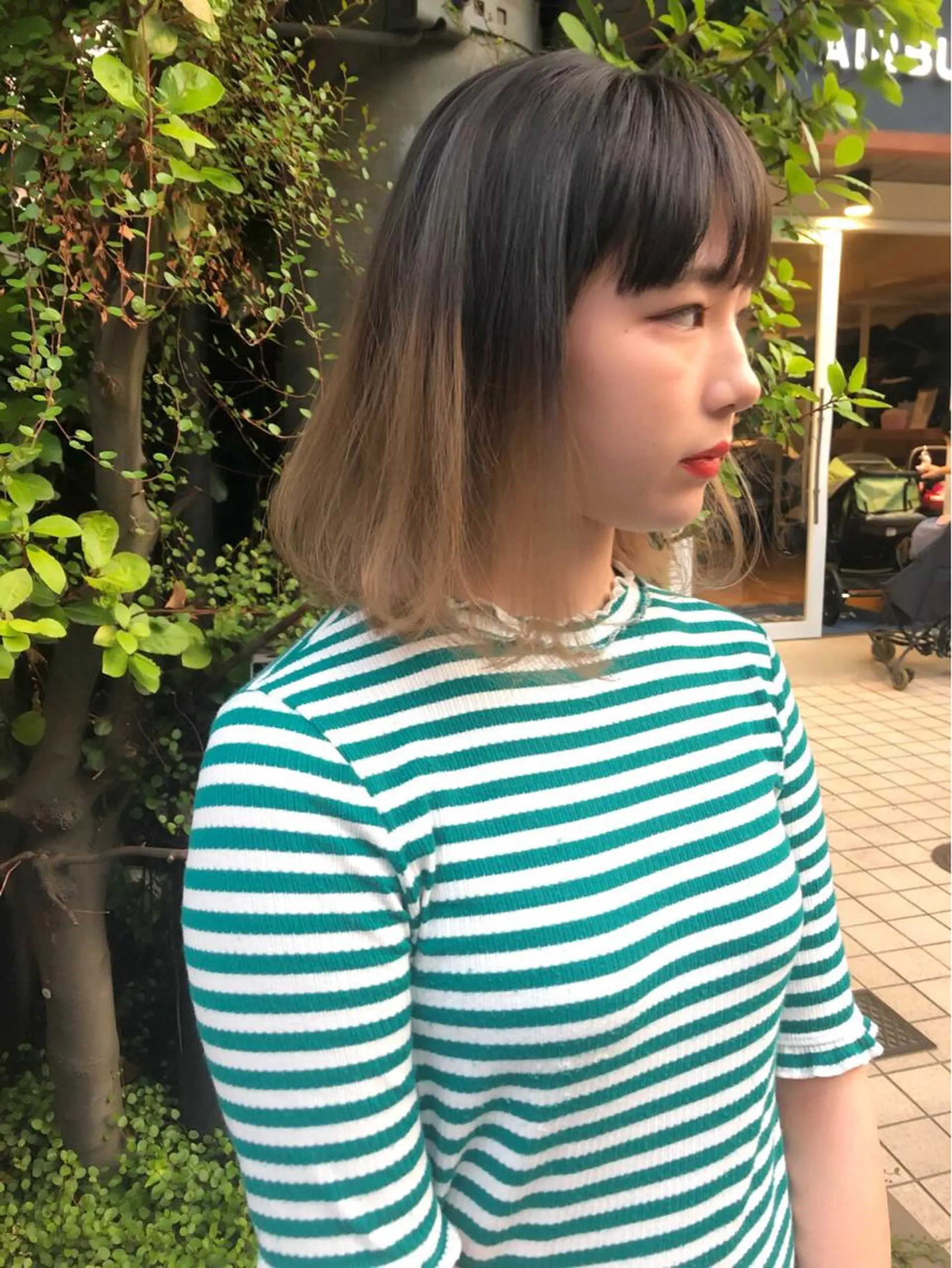 ミディアム カラー ブリーチ ケアブリーチ グラデーションカラー Pia hair Design Yakuin所属・Pia ツボイ ケイタのヘアスタイル