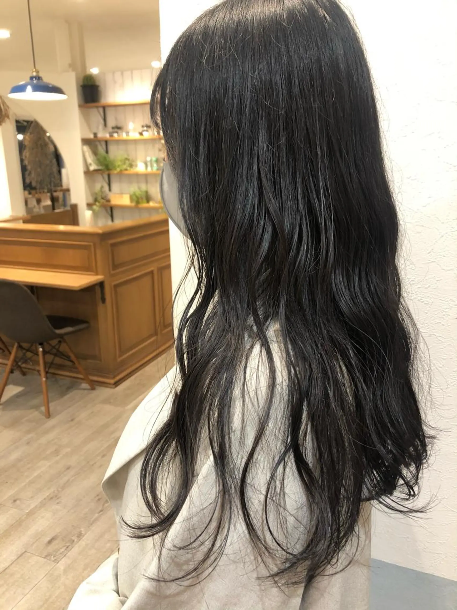 ロング カラー 🩰オリーブ/ ベージュ松本咲花🩰のヘアスタイル