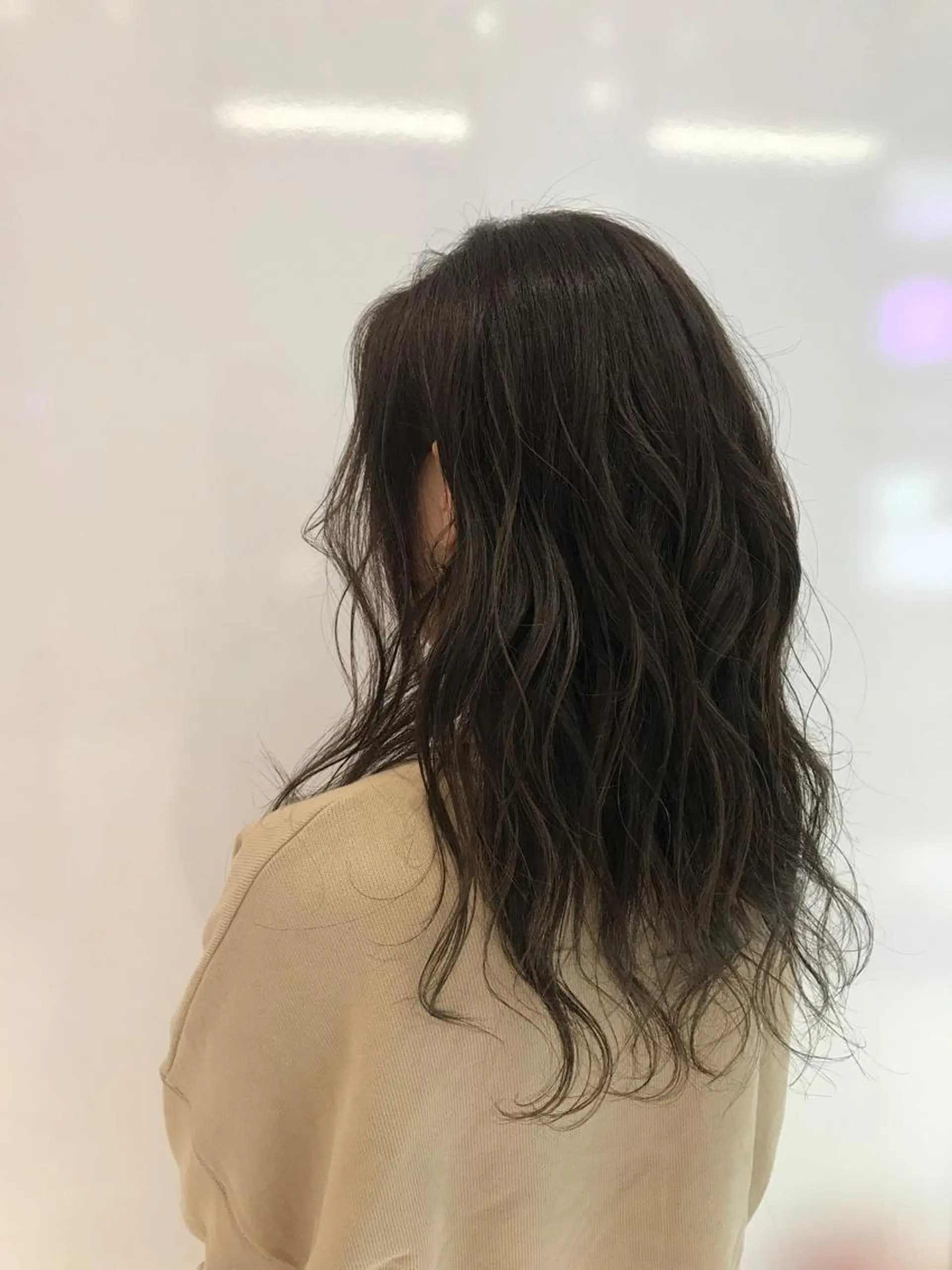 セミロング アッシュ ハッシュカット/ハイ トーン/MANAMIのヘアスタイル