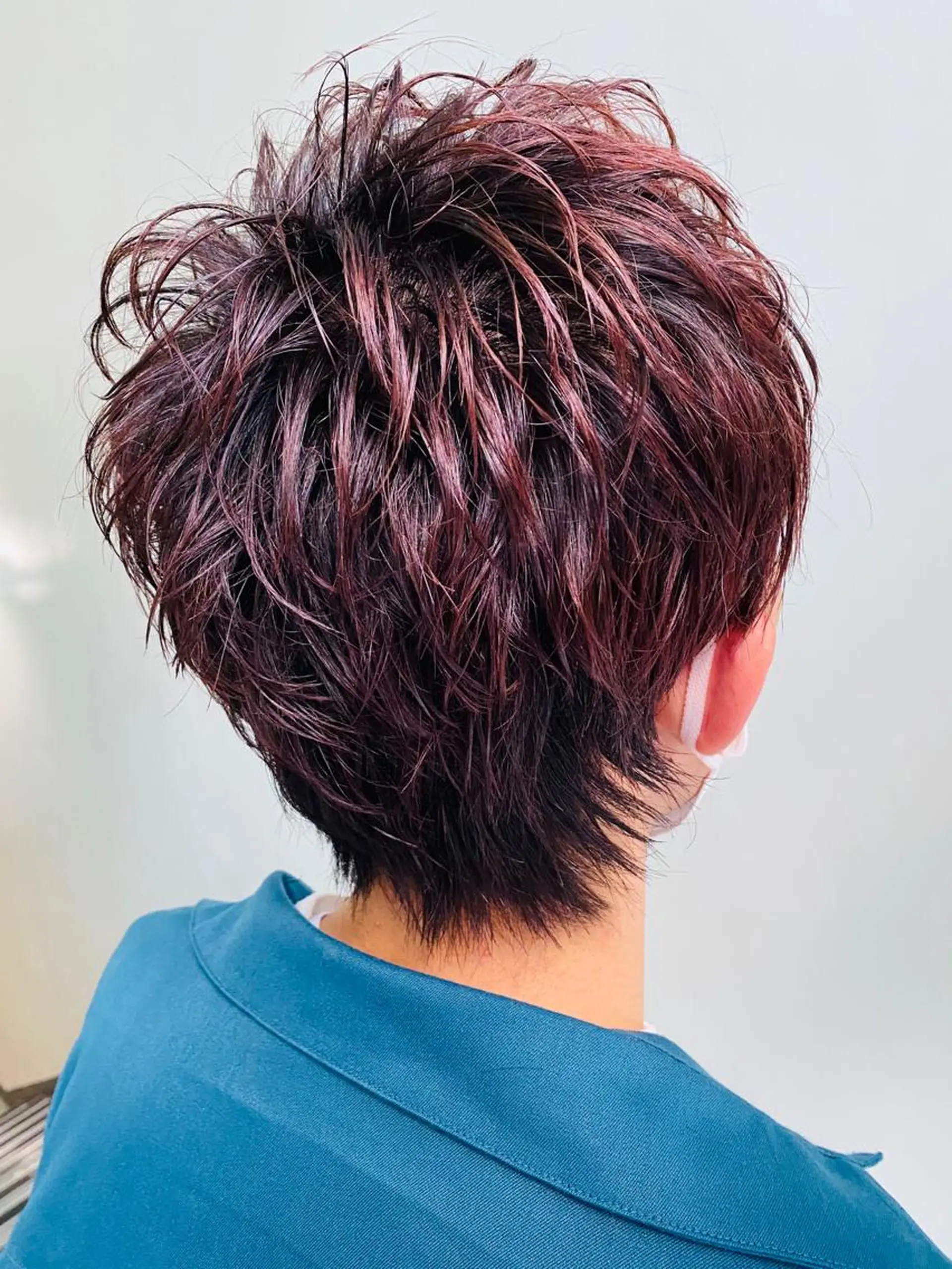 ショート ウルフカット カット ヘアカラー Aust hair Mico（オースト ヘアー ミコ)所属・TOMOKO 髪質改善💫縮毛矯正のヘアスタイル