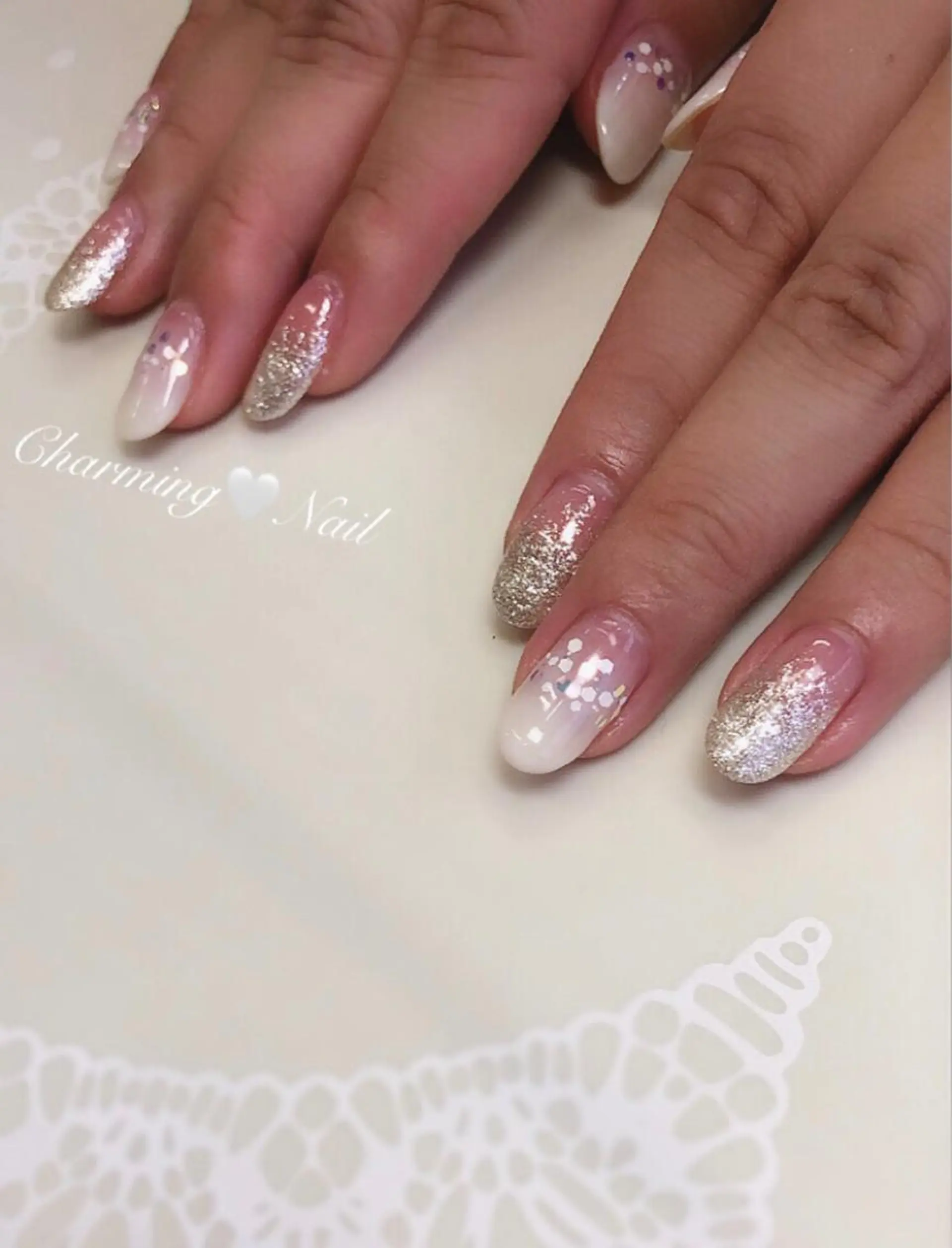 ネイル ラメ(グリッター) ラメグラデーション Charming❤️Nail所属・Nailist Amiのその他イメージ