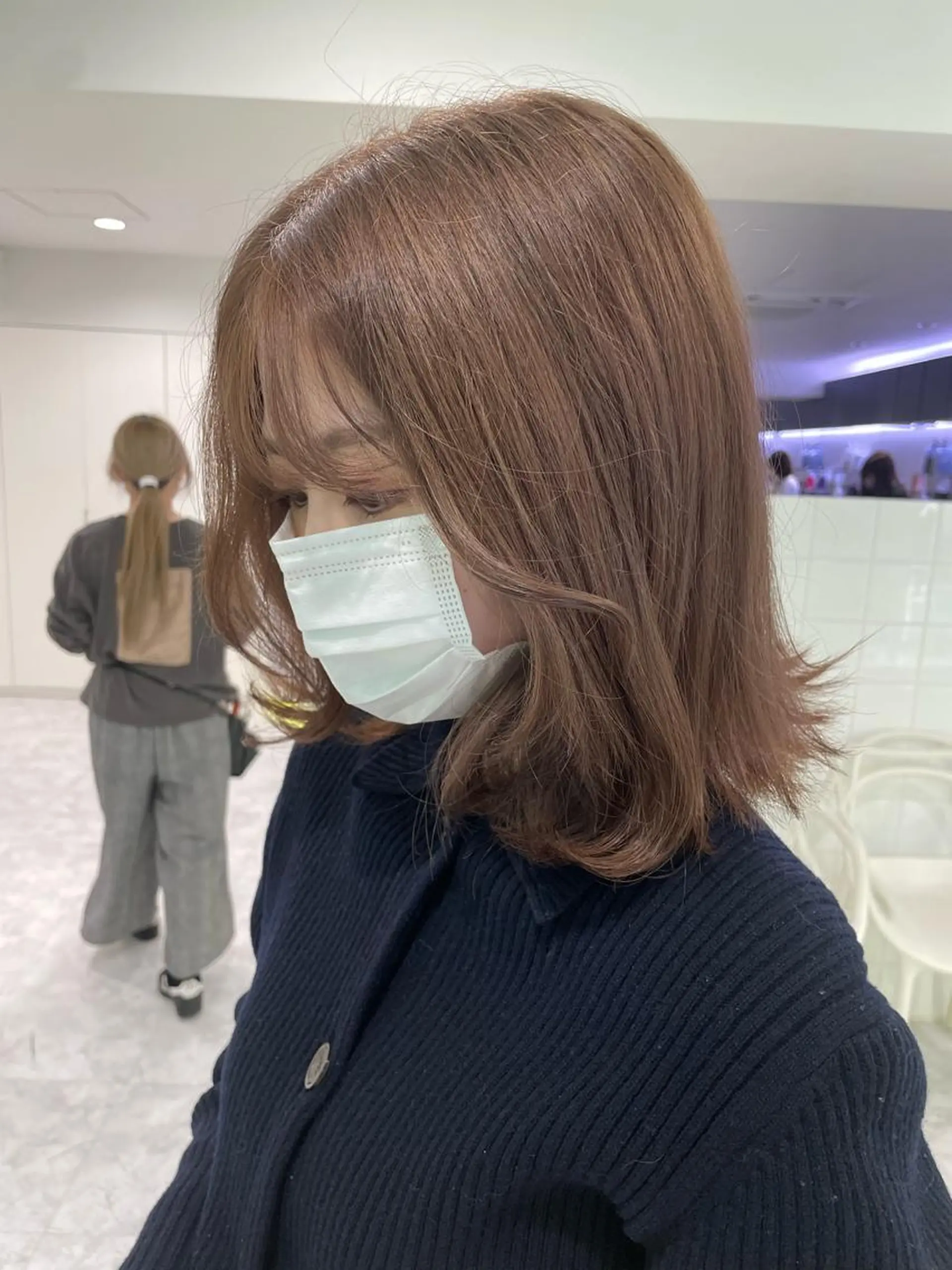 ミディアム カラー 横浜メンズパーマ🔥 大野賢人のヘアスタイル