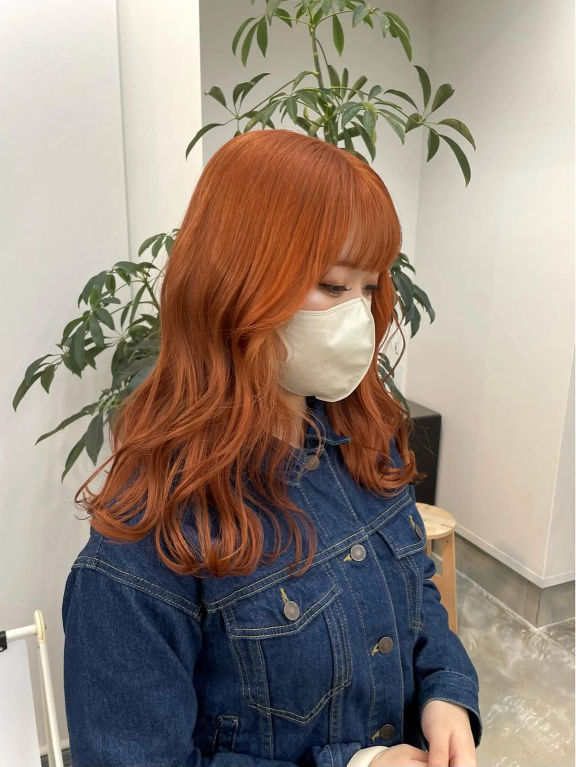 ロング カラー ヘアアレンジ ハイトーンカラー/ miyuuのヘアスタイル