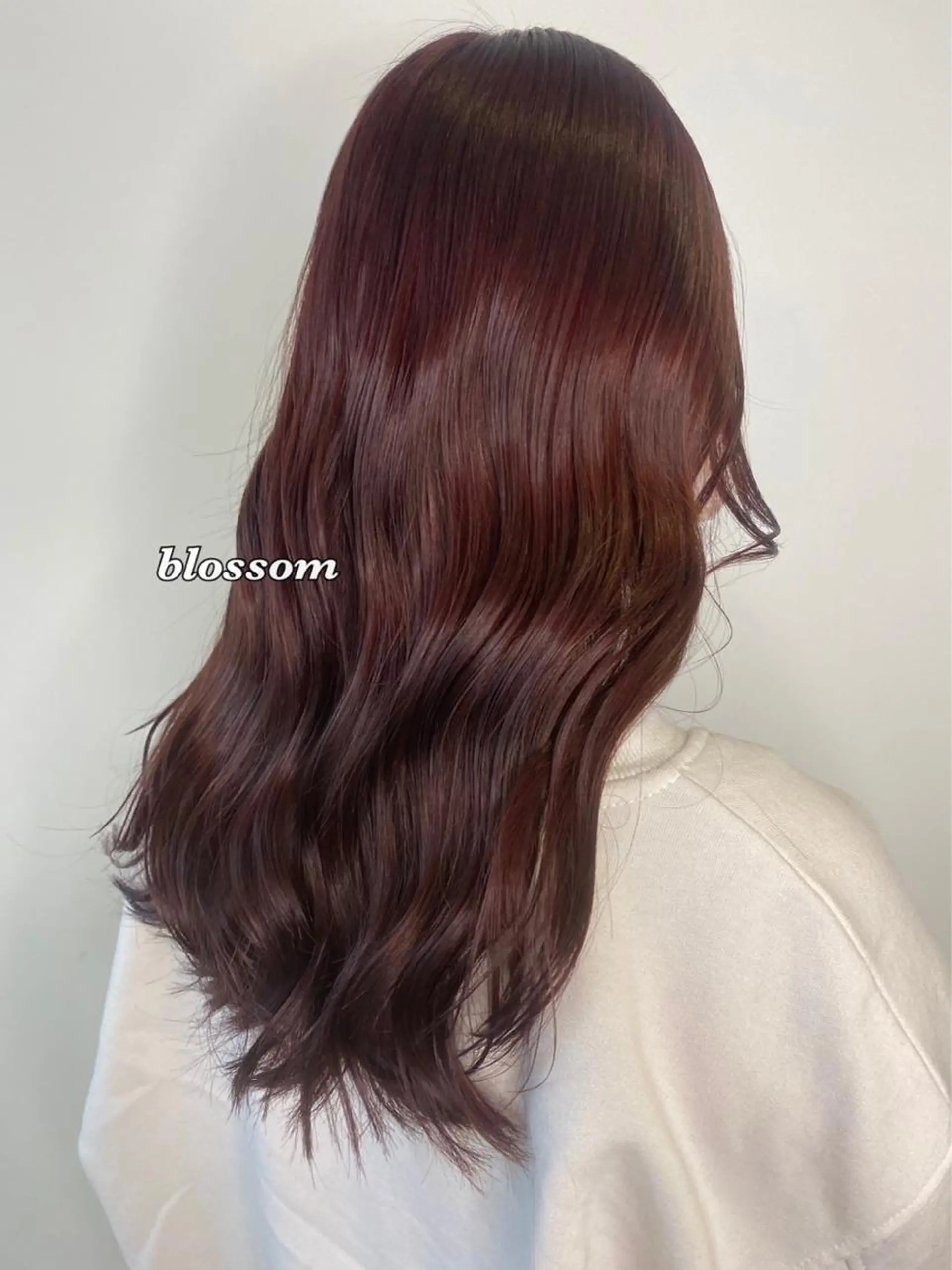 ロング カット ヘアカラー トリートメント おおつき ありかのヘアスタイル