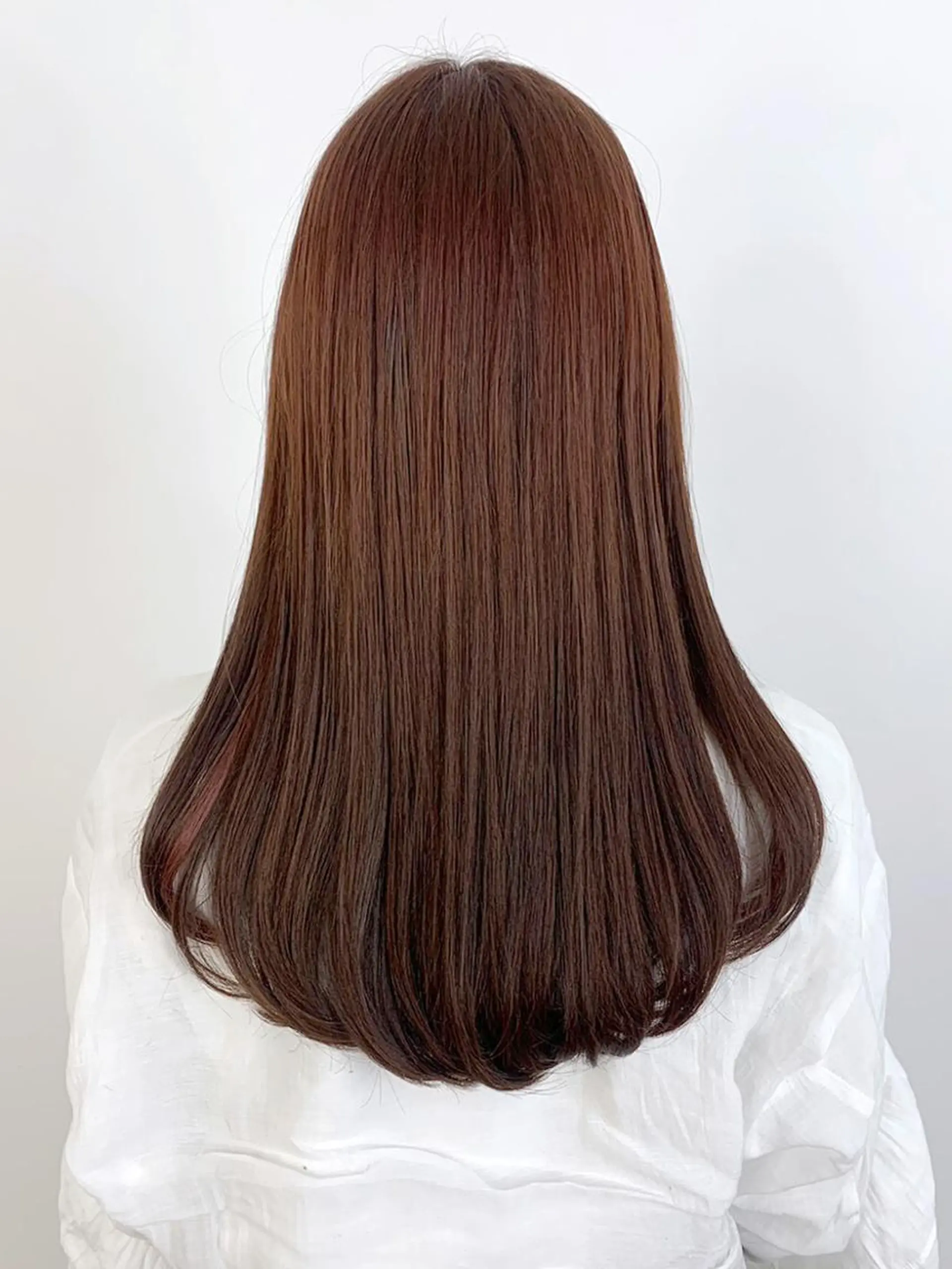 セミロング カラー パーマ ヘアアレンジ ブラウンカラー ラベンダーカラー ラベンダーブラウン カット ヘアカラー トリートメント ITbyALBUM 藤沢店のヘアスタイル