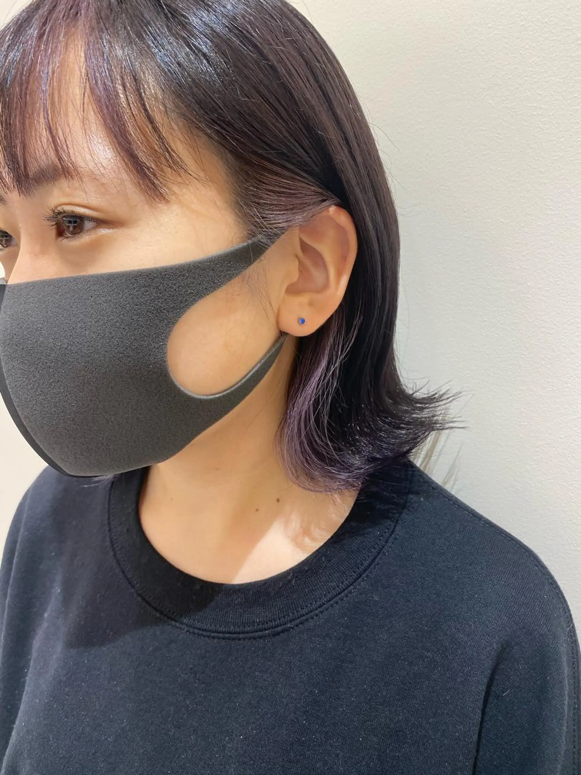 ミディアム カラー 髪質改善/白髪ぼかし レイヤー　🌱千咲季のヘアスタイル