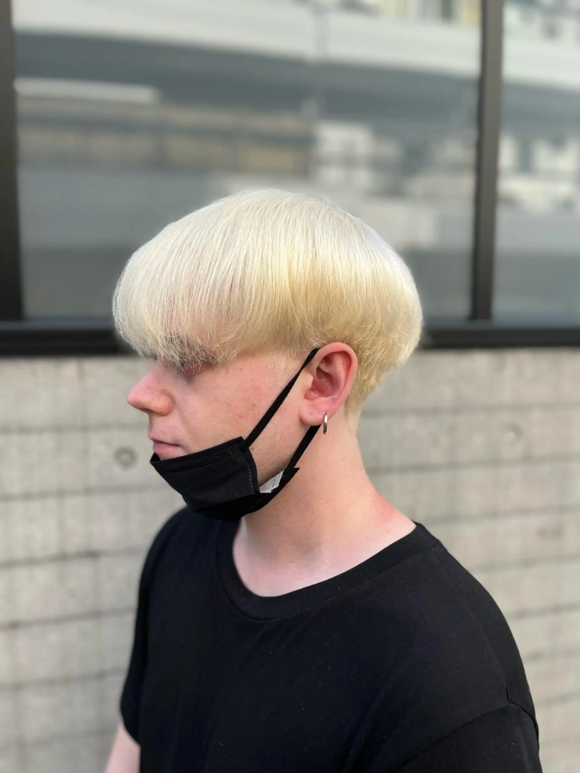 ショート カラー ヘアアレンジ アイブロウ 結婚式・ブライダル アッシュ バレイヤージュ ベージュカラー ブリーチ ヘアカラー ヘアセット 溝部裕太Hair salon808代表のヘアスタイル