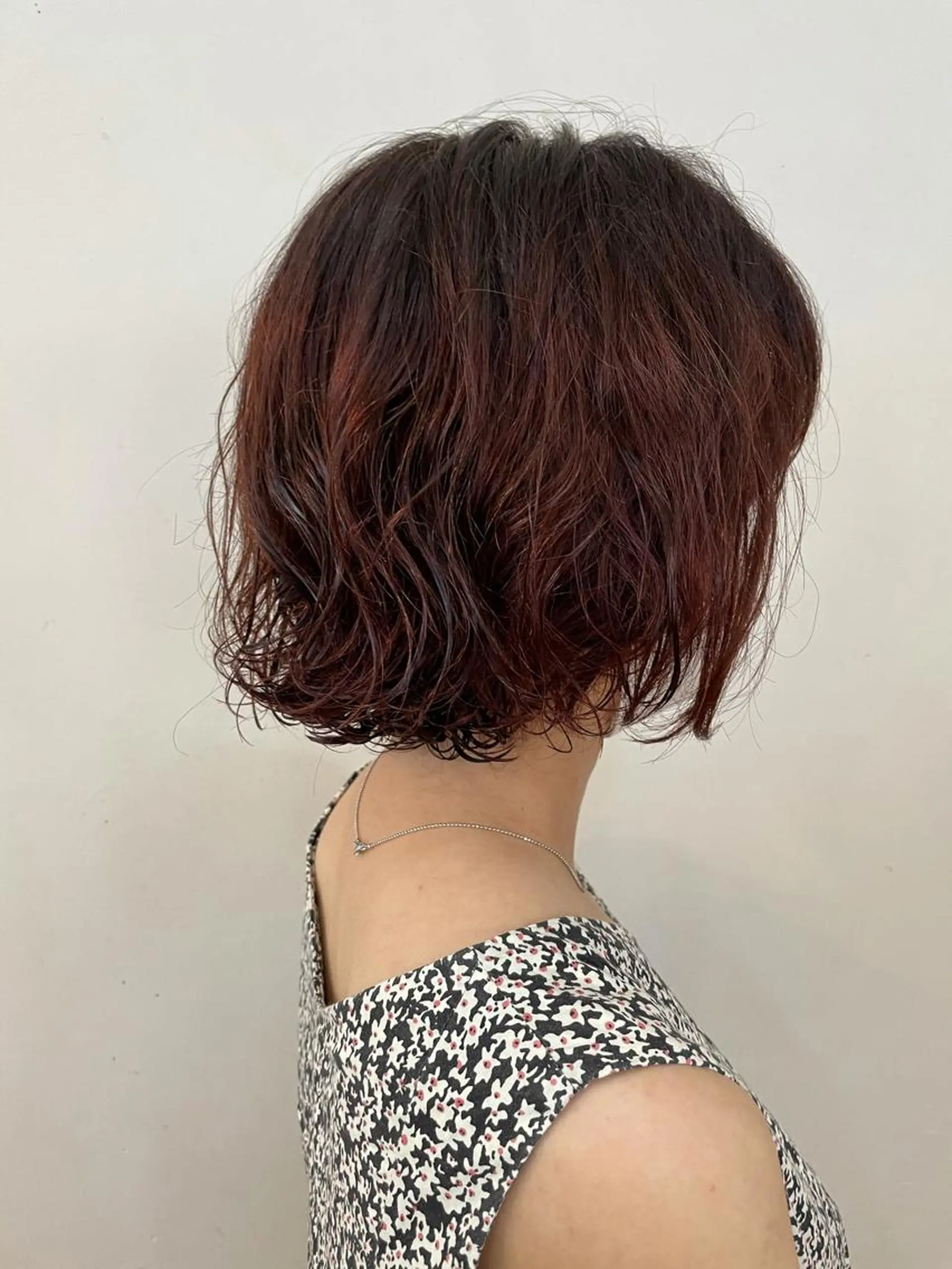 カラー オレンジ レッドカラー CITA （シータ）所属・板井 美紗都のヘアスタイル