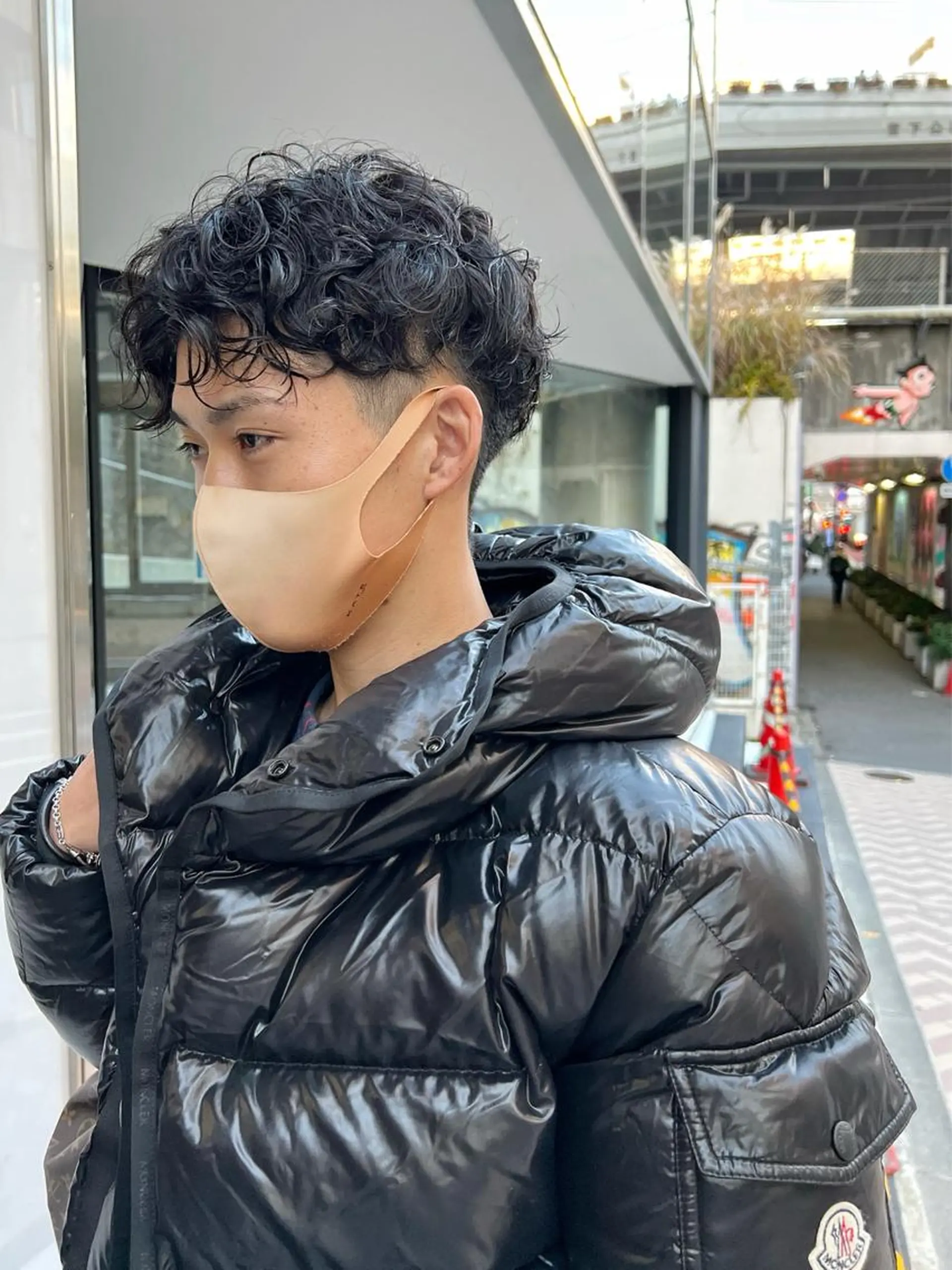 ショート パーマ メンズ メンズパーマ カット パーマ トリートメント GO TODAY SHAiRE SALON Arc店所属・🉐メンズヘア特化 men's/ケンイチのヘアスタイル