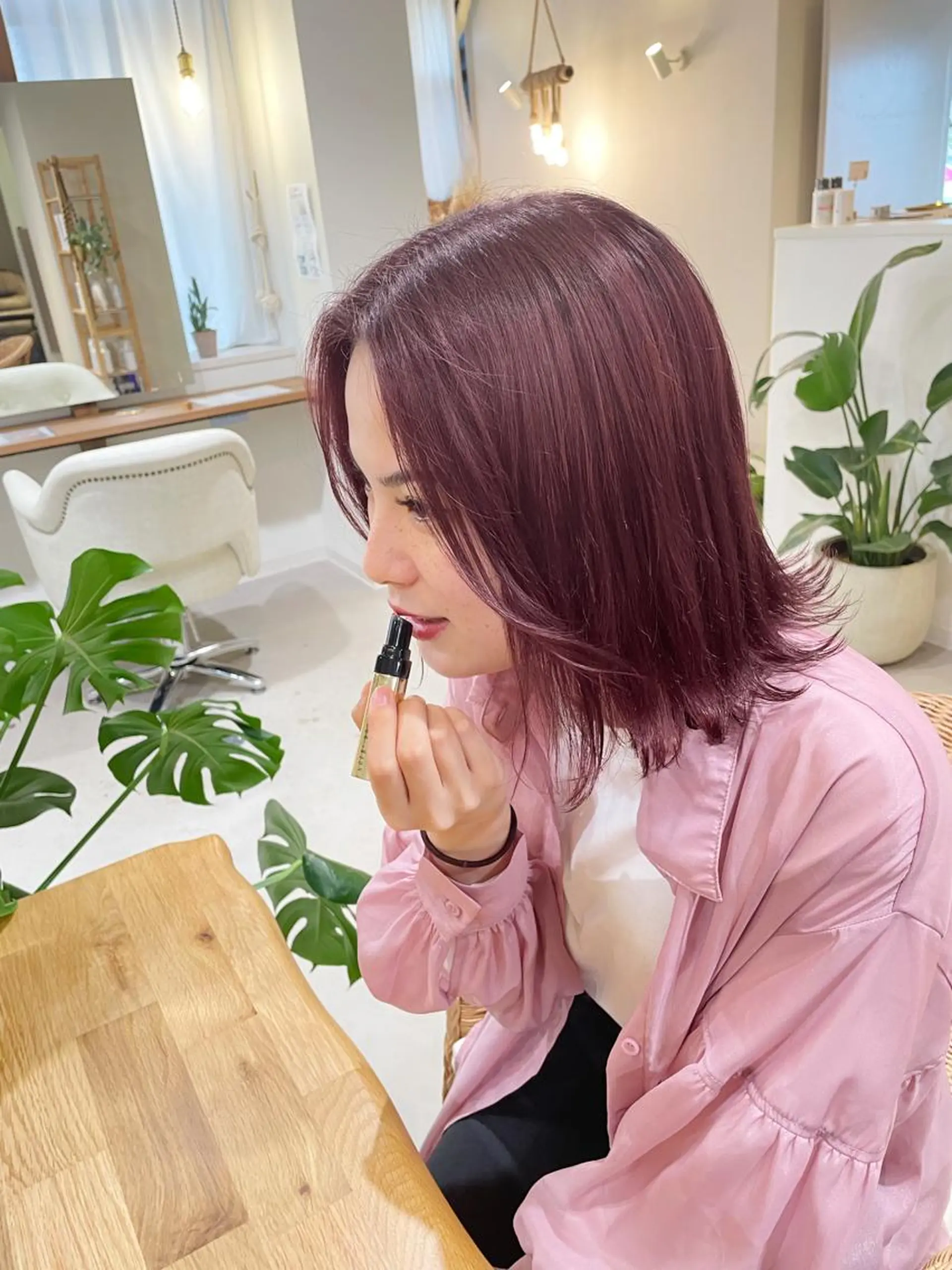 セミロング ヘアカラー トリートメント cocoluana(ココルアナ)所属・韓国風ヘア専門 🇰🇷Noaのヘアスタイル