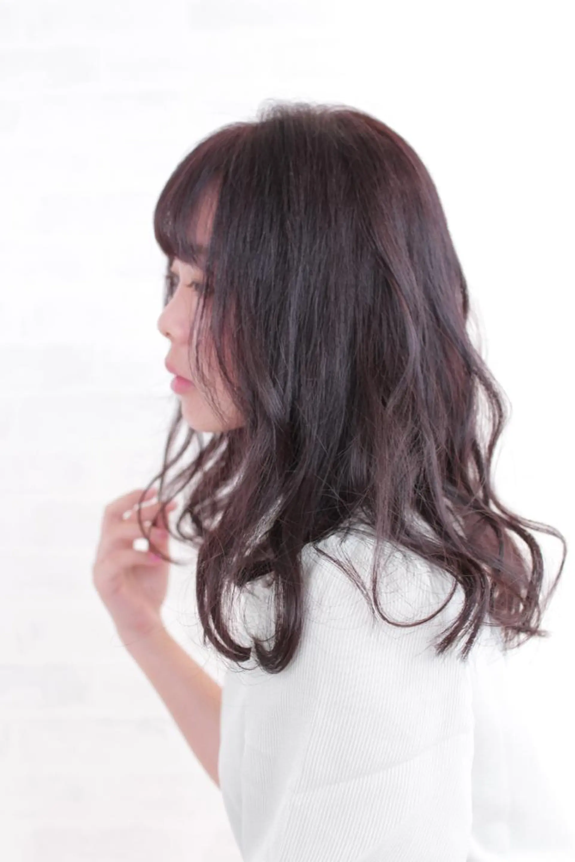 カラー 太田ありさ クリーミーヘアカラーのヘアスタイル