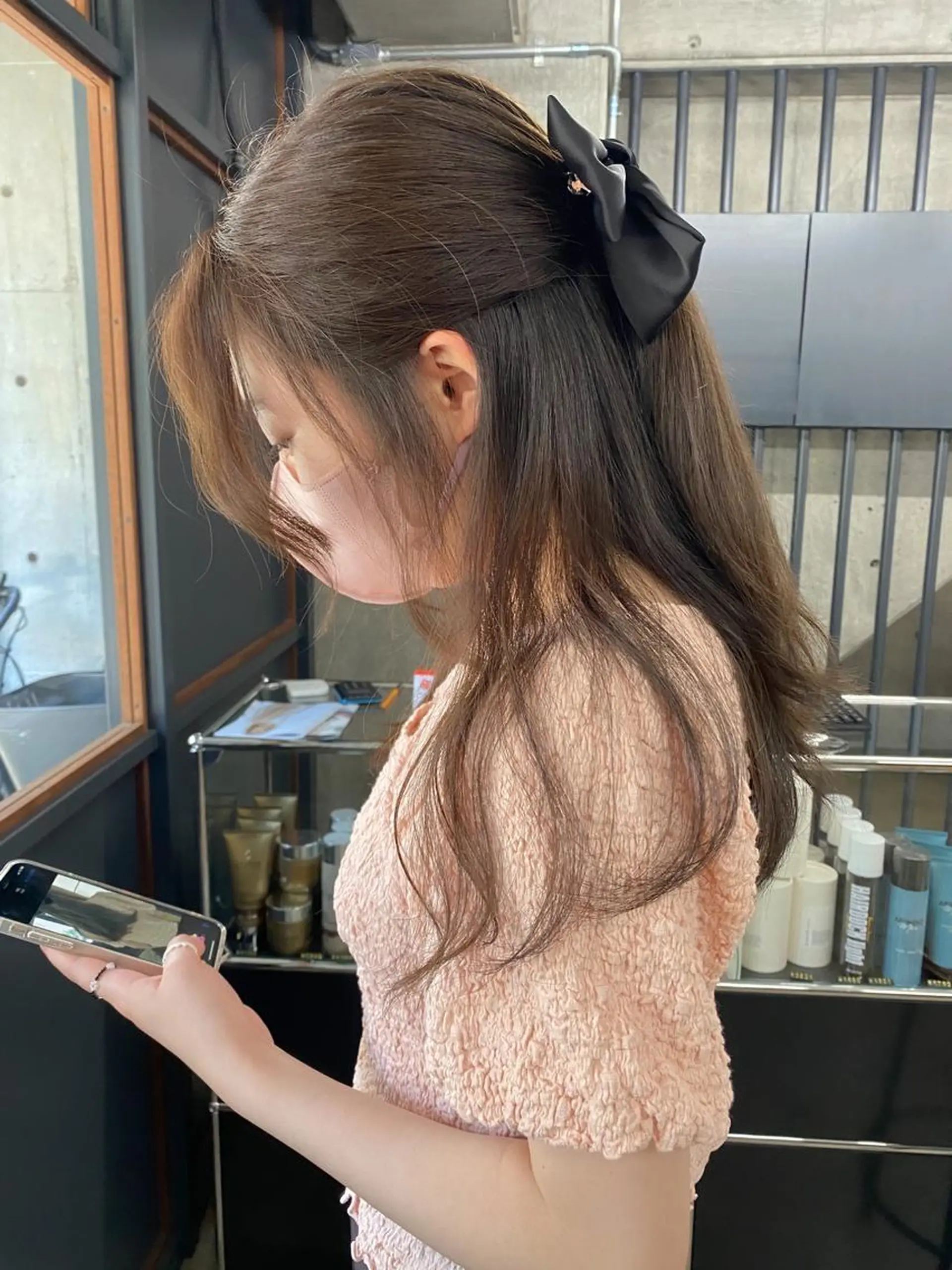 ロング ヘアカラー トリートメント ୨୧柔らかいカラー nozomi ୨୧のヘアスタイル