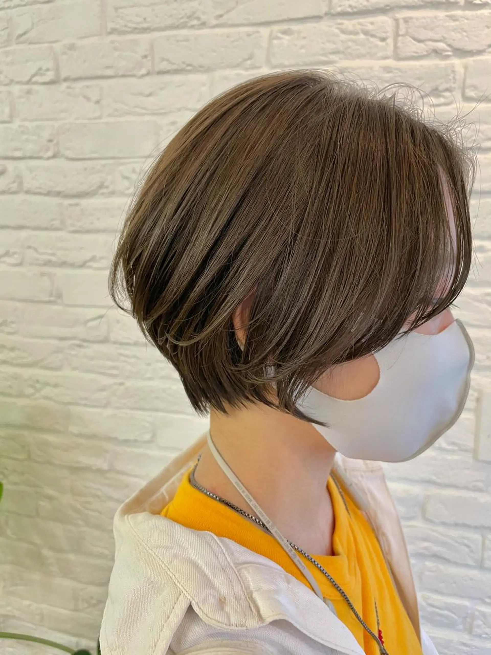 ショート カラー 丸みショート ショートヘア ヘアカラー トリートメント 山口 悟のヘアスタイル