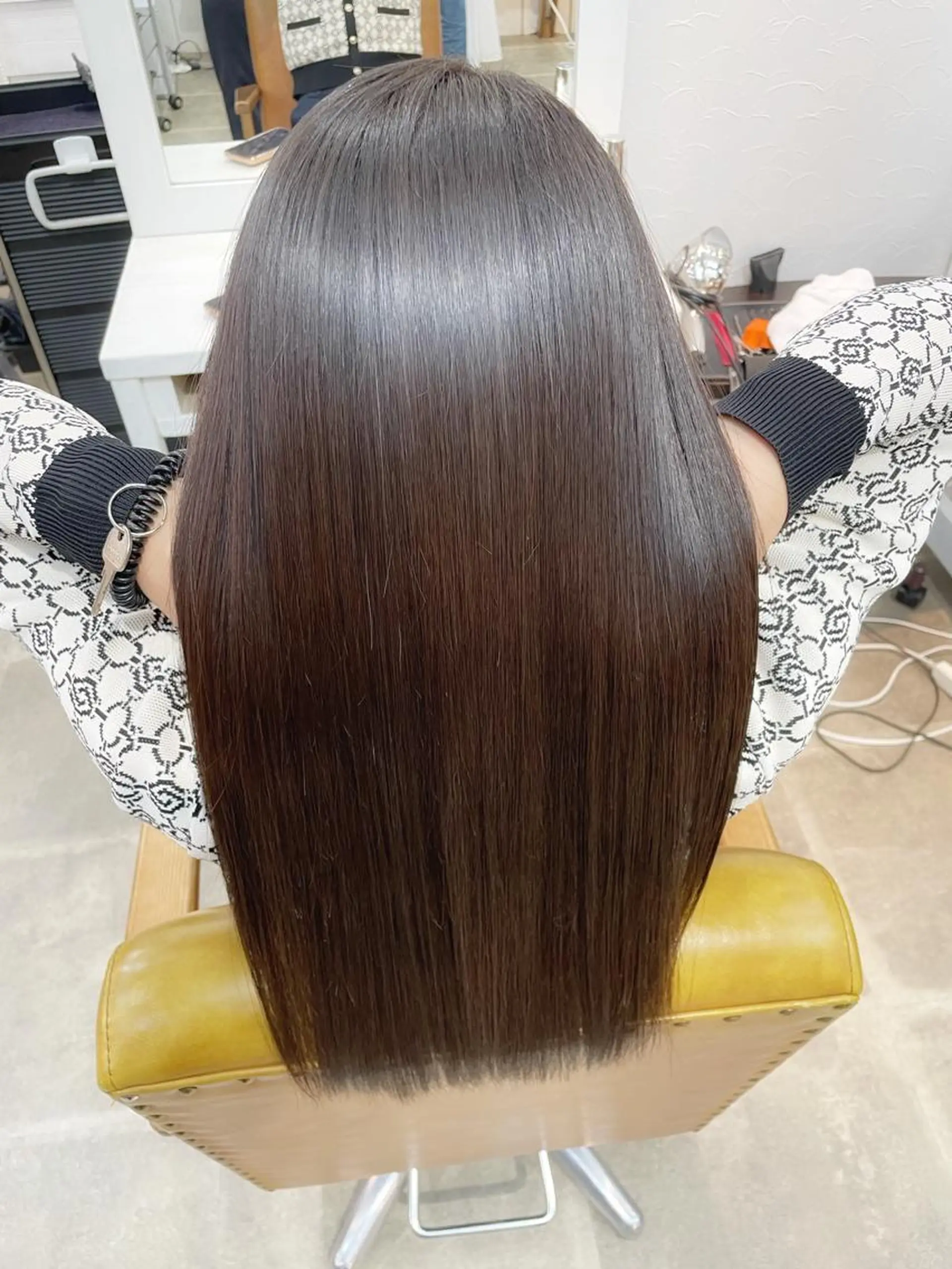 ロング パーマ newline銀座所属・銀座ショート/ 大人ショート/金子涼のヘアスタイル