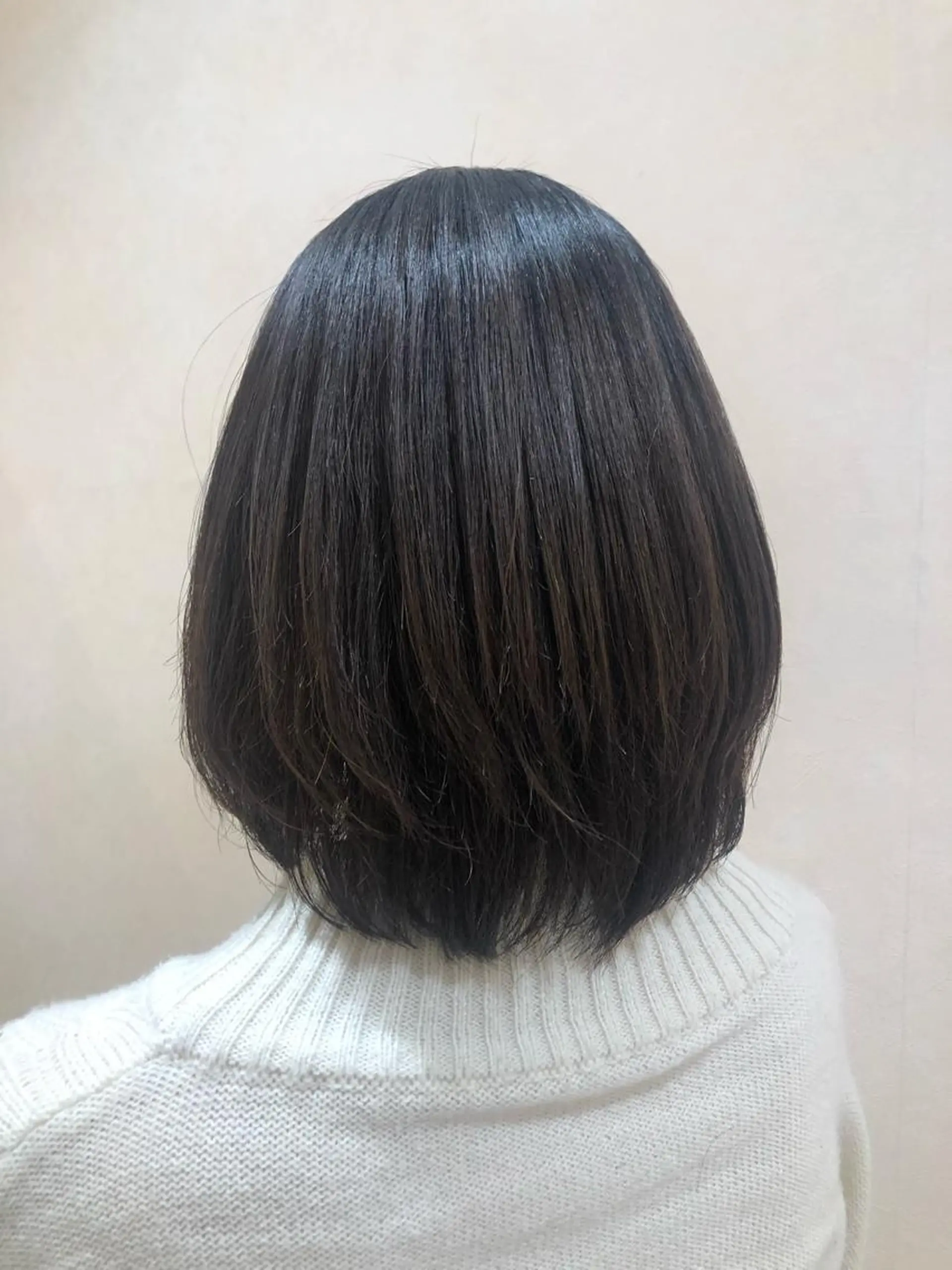 ミディアム パーマ カット 縮毛矯正 トリートメント ツヤ髪カラー💎 佐藤あきのヘアスタイル