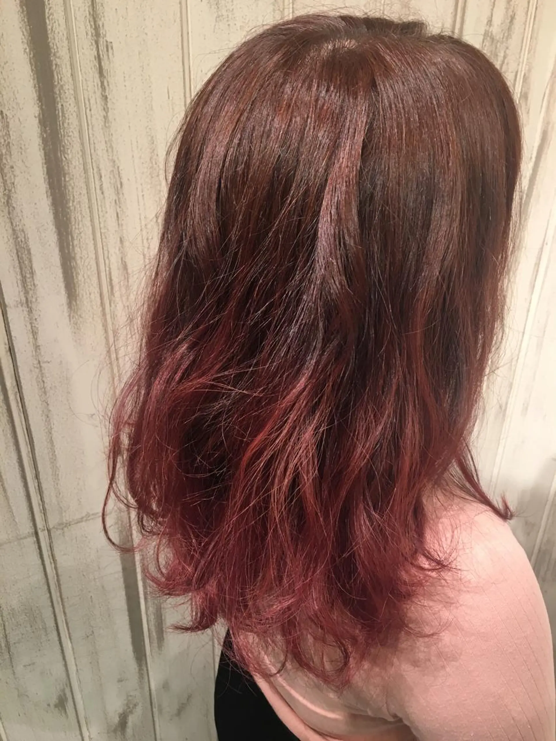 セミロング カラー ハイライトカラー ピンクカラー ハイライト 永井大樹✨ 透明感カラー✨のヘアスタイル