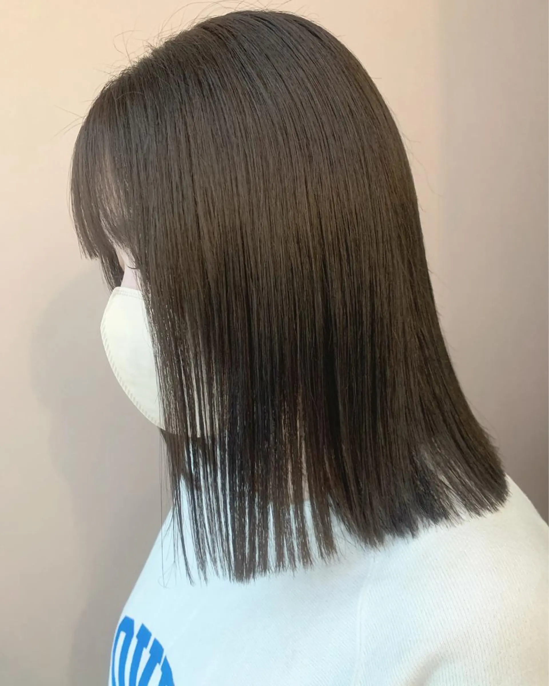 ミディアム カラー ブリーチ グレージュ ブリーチなしカラー カット ヘアカラー トリートメント hub hair レイヤー/透明感のヘアスタイル