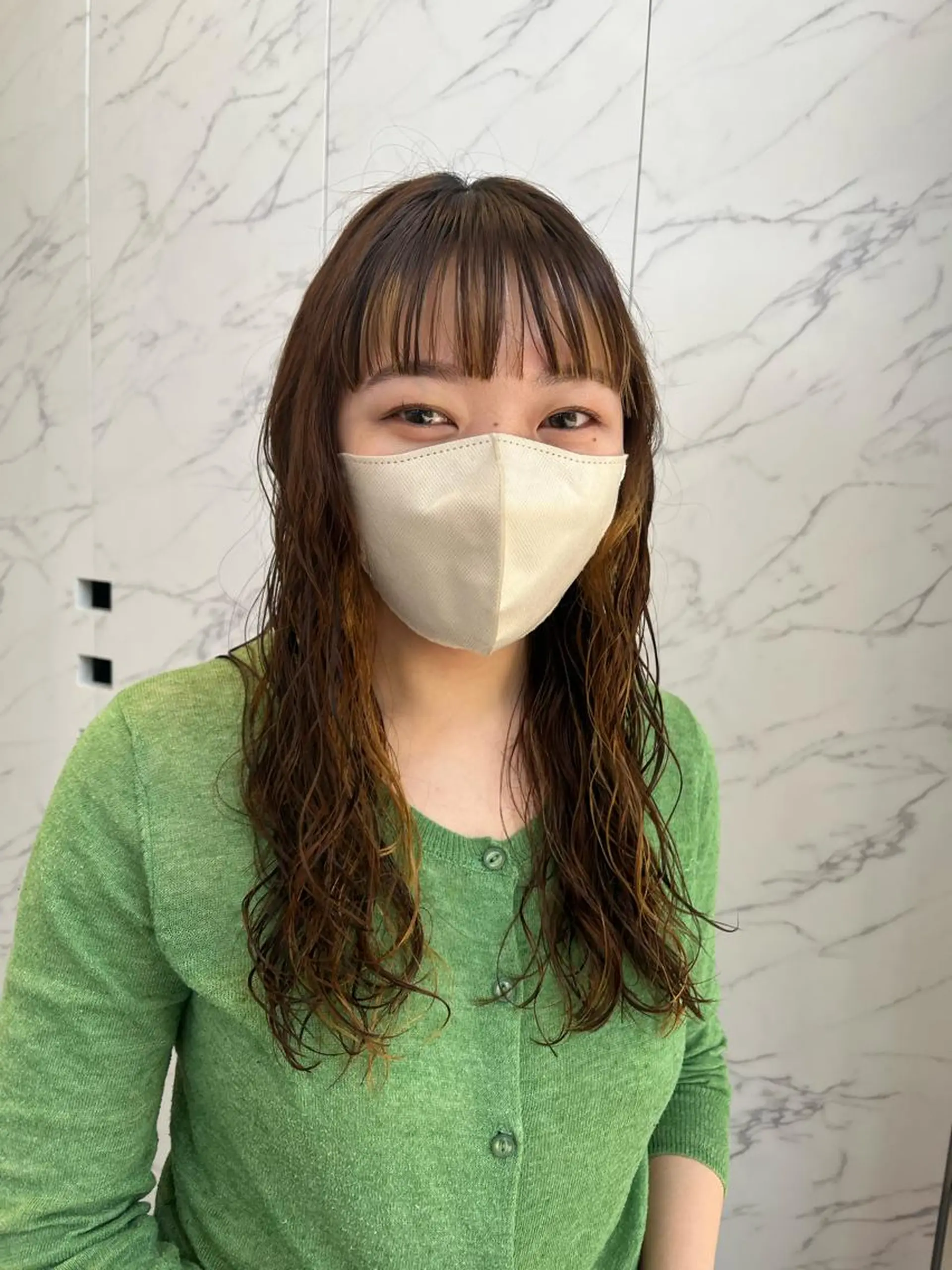 ロング パーマ パーマ ﾏｽﾀﾞ ｱｲﾘのヘアスタイル