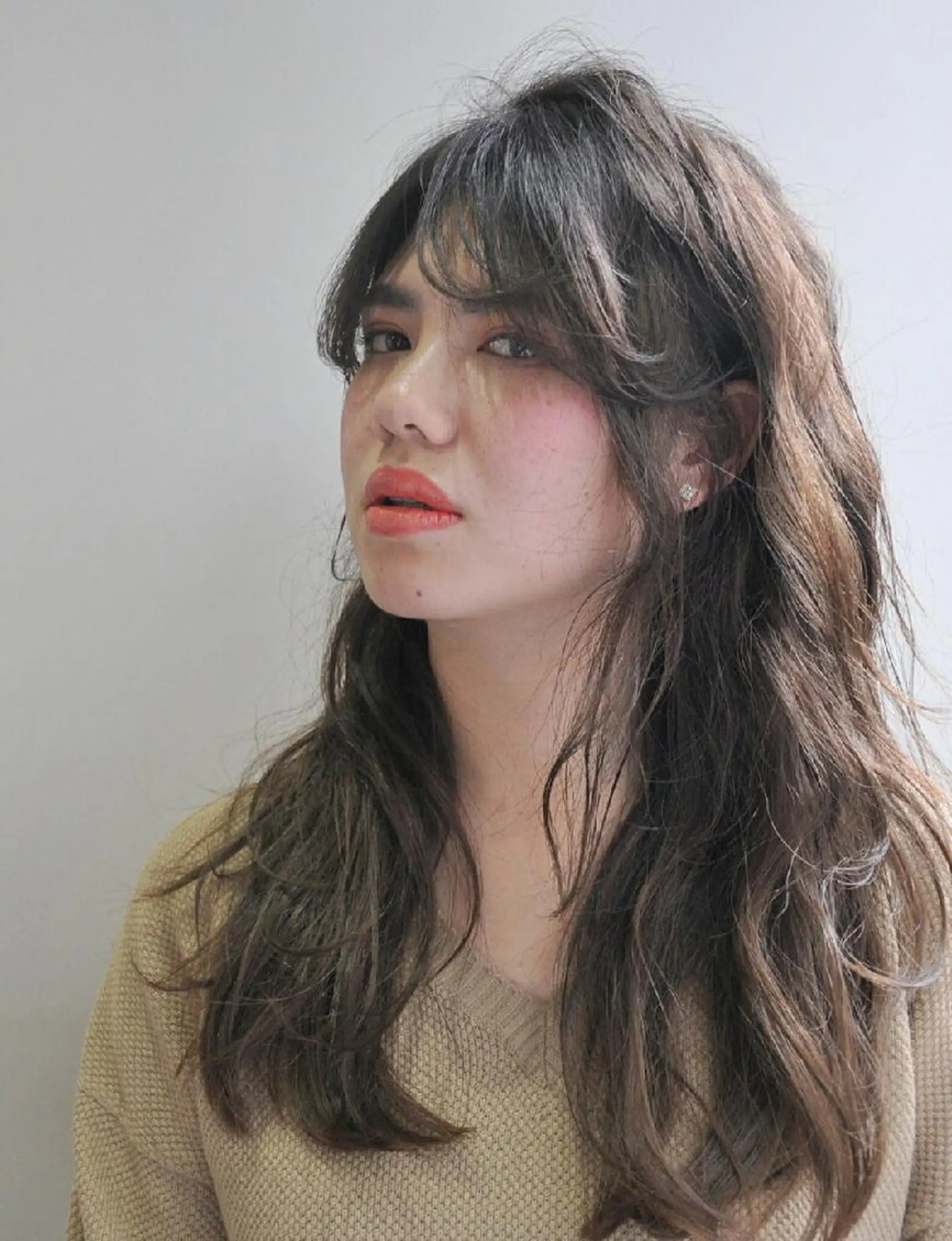 パーマ ロング セミロング OKAMOTO SUSUMUのヘアスタイル