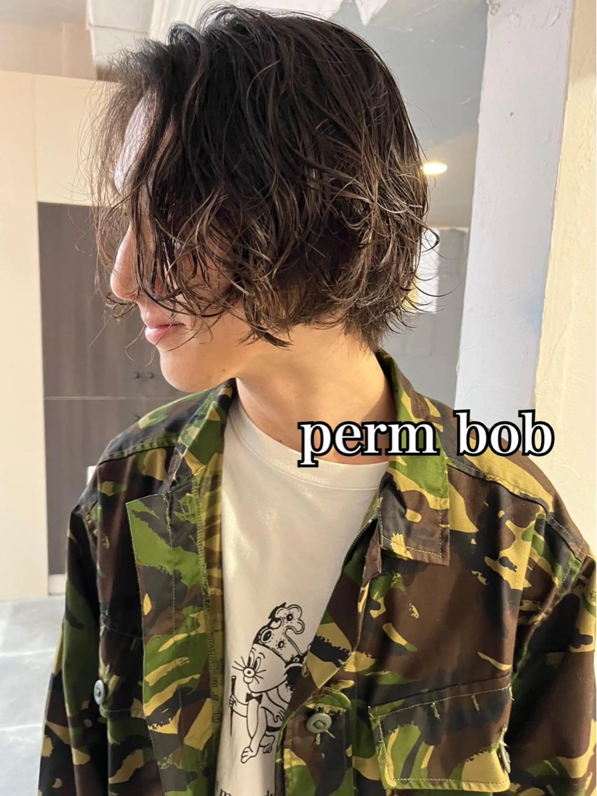 ショート カラー パーマ ショートボブ ボブ ショートヘア SALOWIN恵比寿所属・ヘッドスパで脳を 整える✨chacoのヘアスタイル