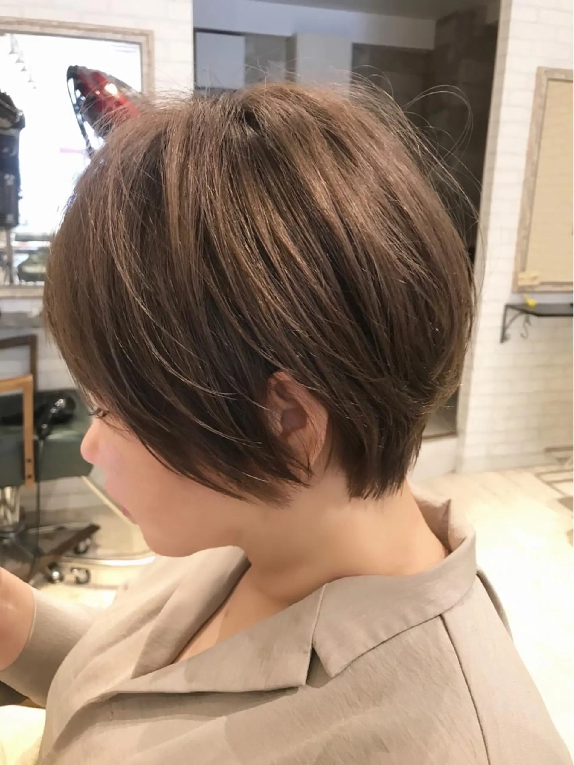 ショート hair relaxation drop所属・drop/鶴見 /西巻大のヘアスタイル