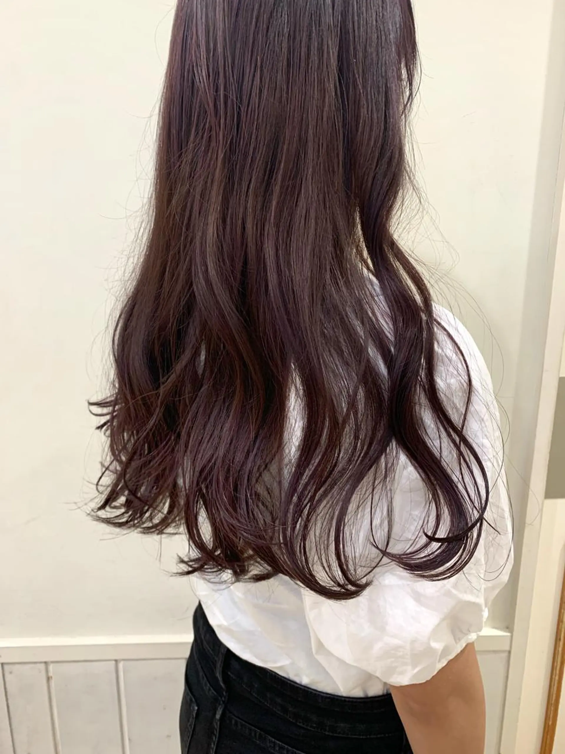 セミロング カラー カット ヘアカラー トリートメント ぱつっとボブ/ 小野あかねのヘアスタイル