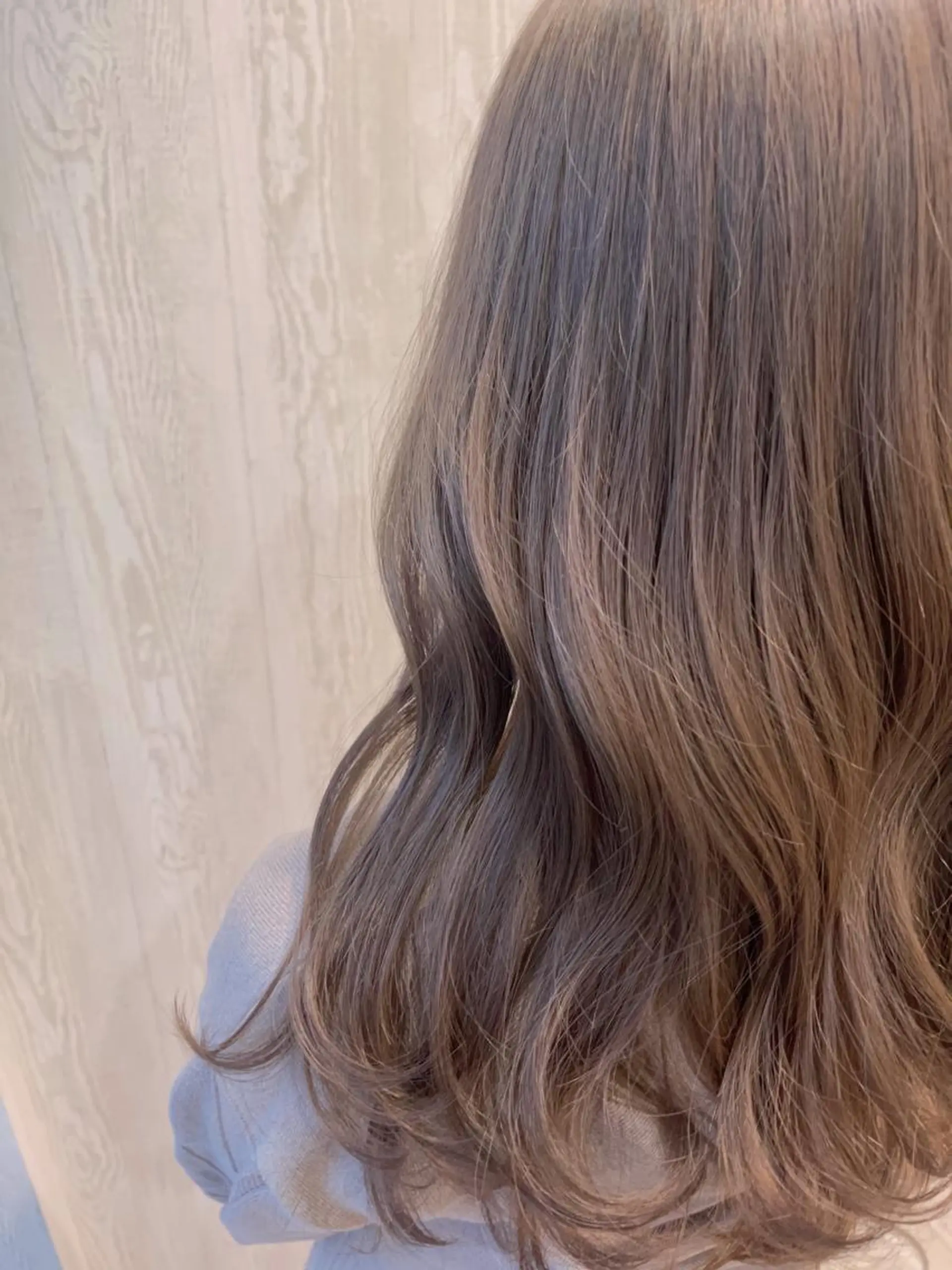 ロング ボブ ハイライト 髪質改善 韓国風ヘア トリートメント BRIDGE HAIR所属・BRIDGE あきらのヘアスタイル