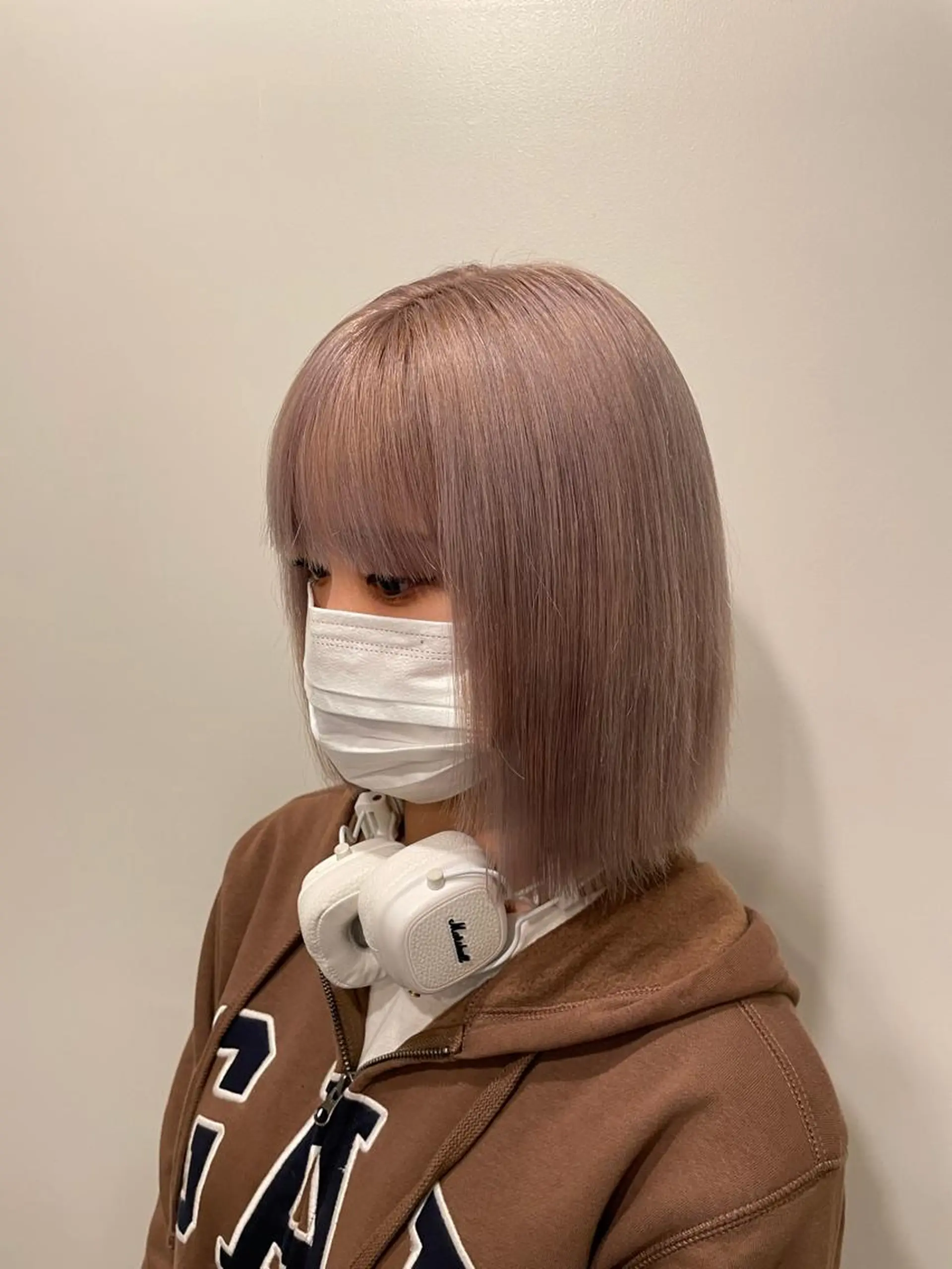 ミディアム カラー ヘアカラー トリートメント laff 新宿所属・ボブ/ケアパーマ/ レイヤー/縮毛矯正のヘアスタイル