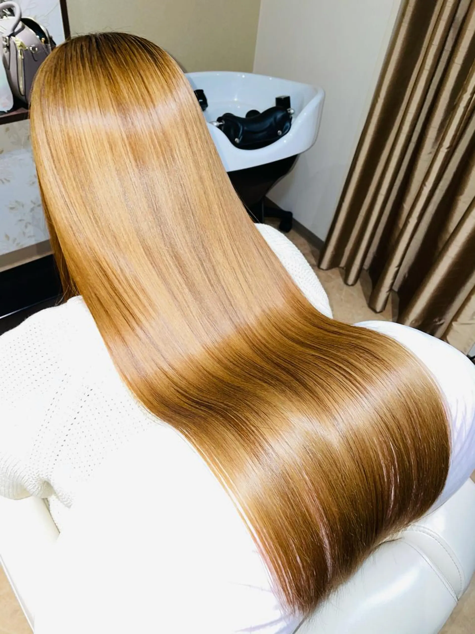 ロング 縮毛矯正 トリートメント replay by eclart所属・西形 希望のヘアスタイル